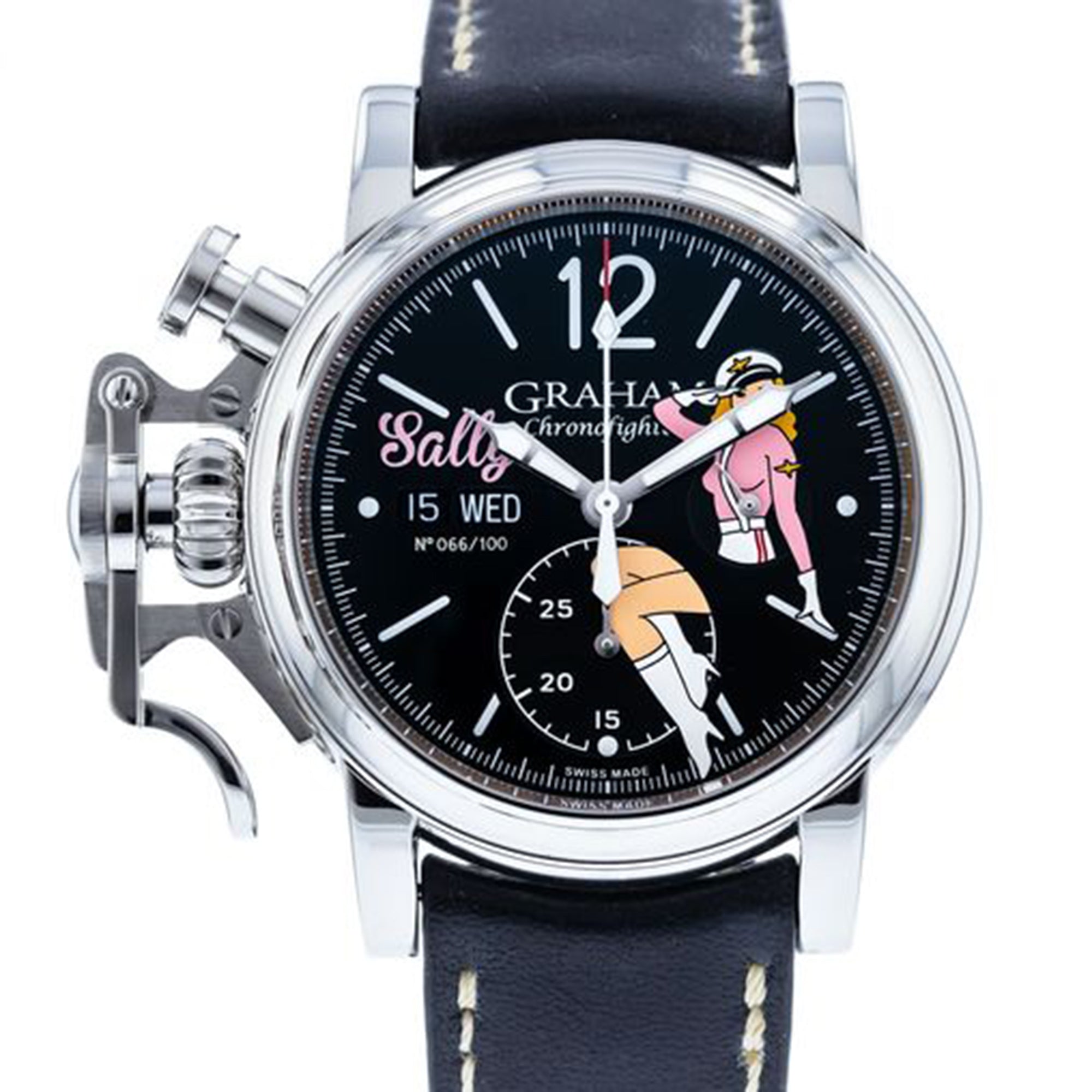 Graham Graham Chronofighter Vintage Nose Art Limited Edition - Sally Men's Watch 2CVAS.B21A.L127S