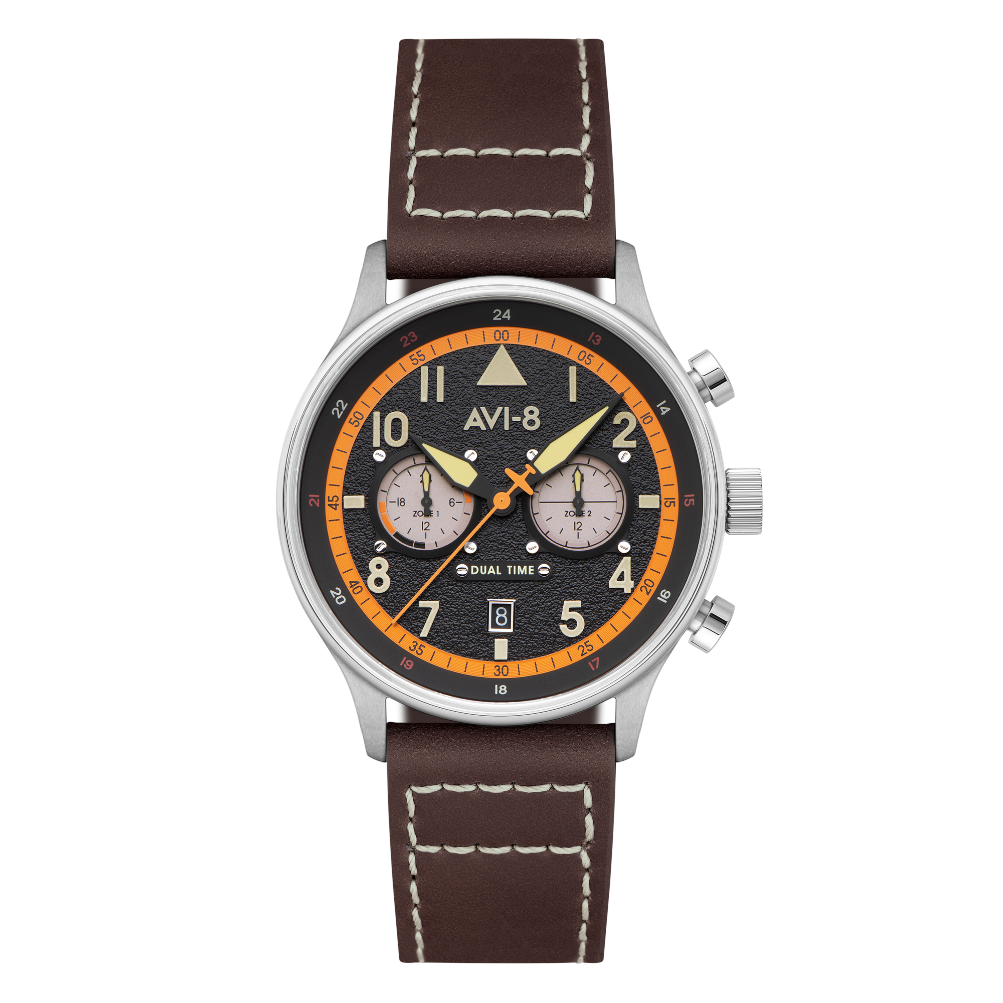 AVI-8 AVI-8 Hawker Hurricane Carey Dual Time Kensington Imperial War Museums Edition Men's Watch AV-4088-07