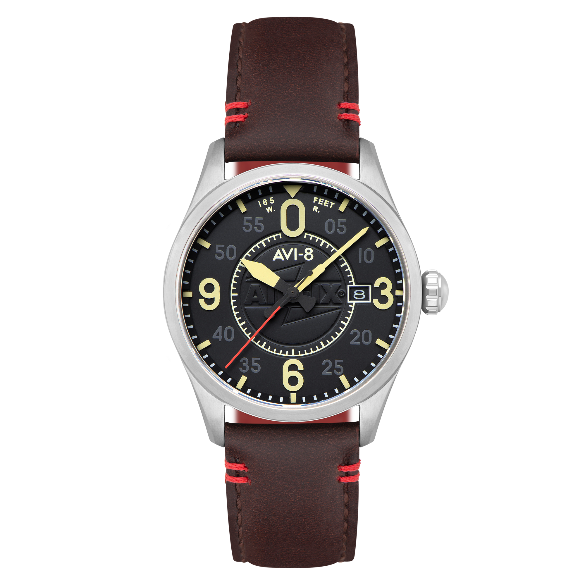 AVI-8 AVI-8 Spitfire Smith Automatic - Airfix Edition Granite Black Men's Watch AV-4090-08