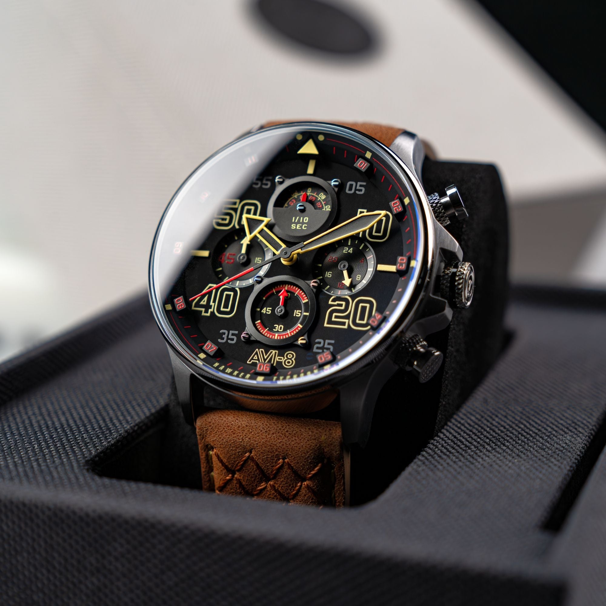 AVI-8 AVI-8 Hawker Typhoon Coningham Chronograph Baldwin Men's Watch AV-4093-0B