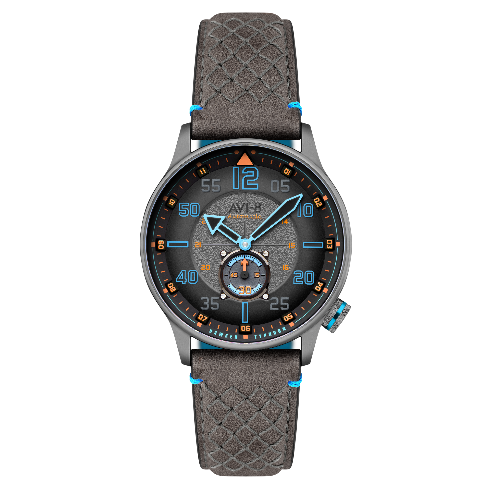 AVI-8 AVI-8 Hawker Typhoon Baldwin Automatic Iron Blue Men's Watch AV-4119-03