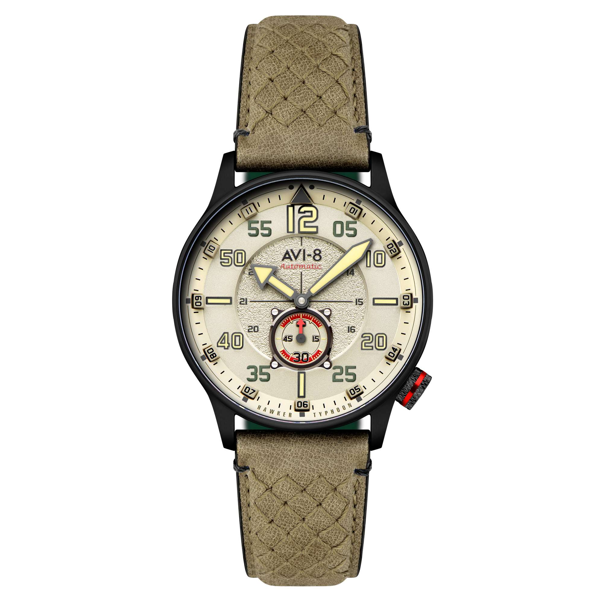 AVI-8 AVI-8 Hawker Typhoon Baldwin Automatic Dark Khaki Men's Watch AV-4119-04