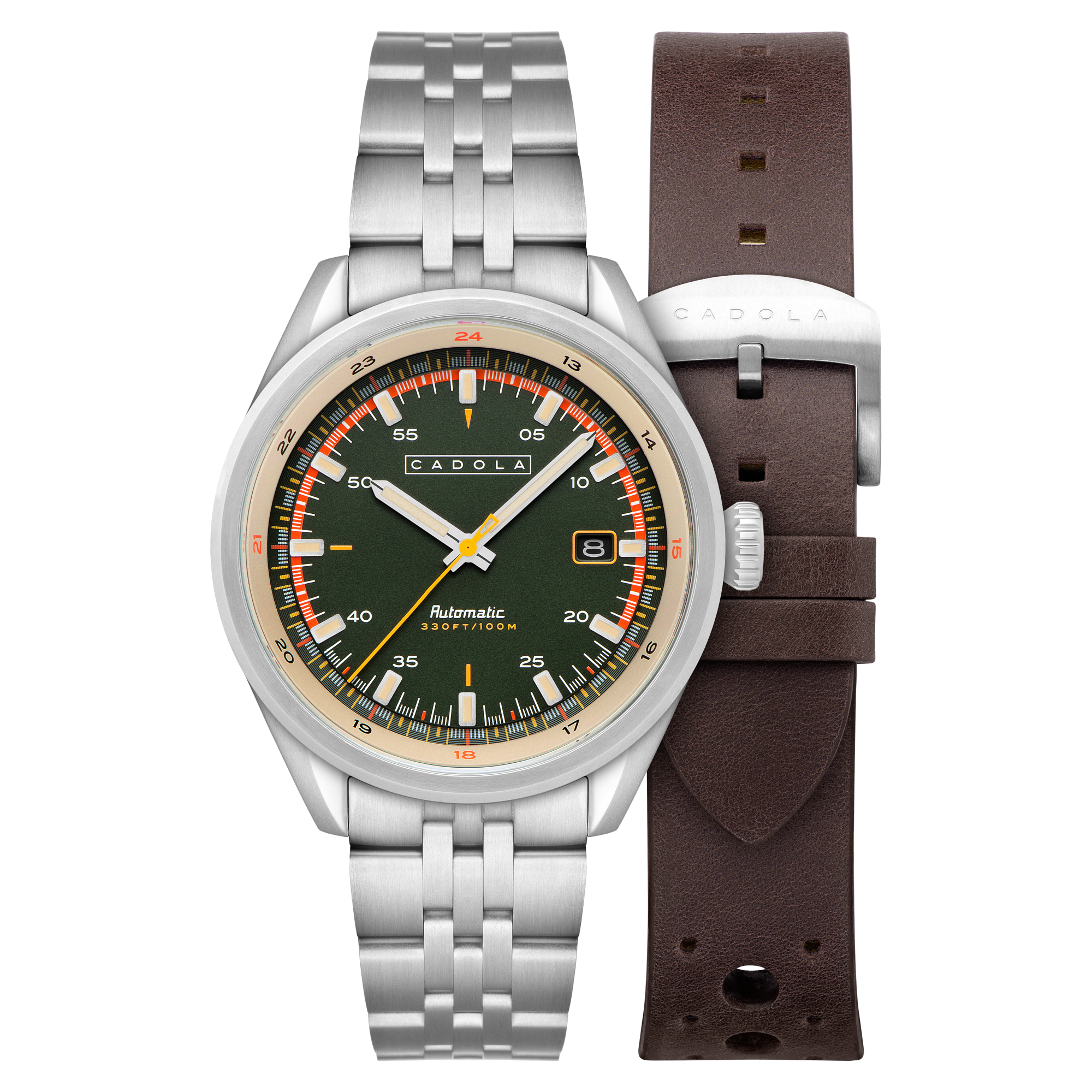 CADOLA Cadola Pista Automatic Forest Green Men's Watch CD-1031-11