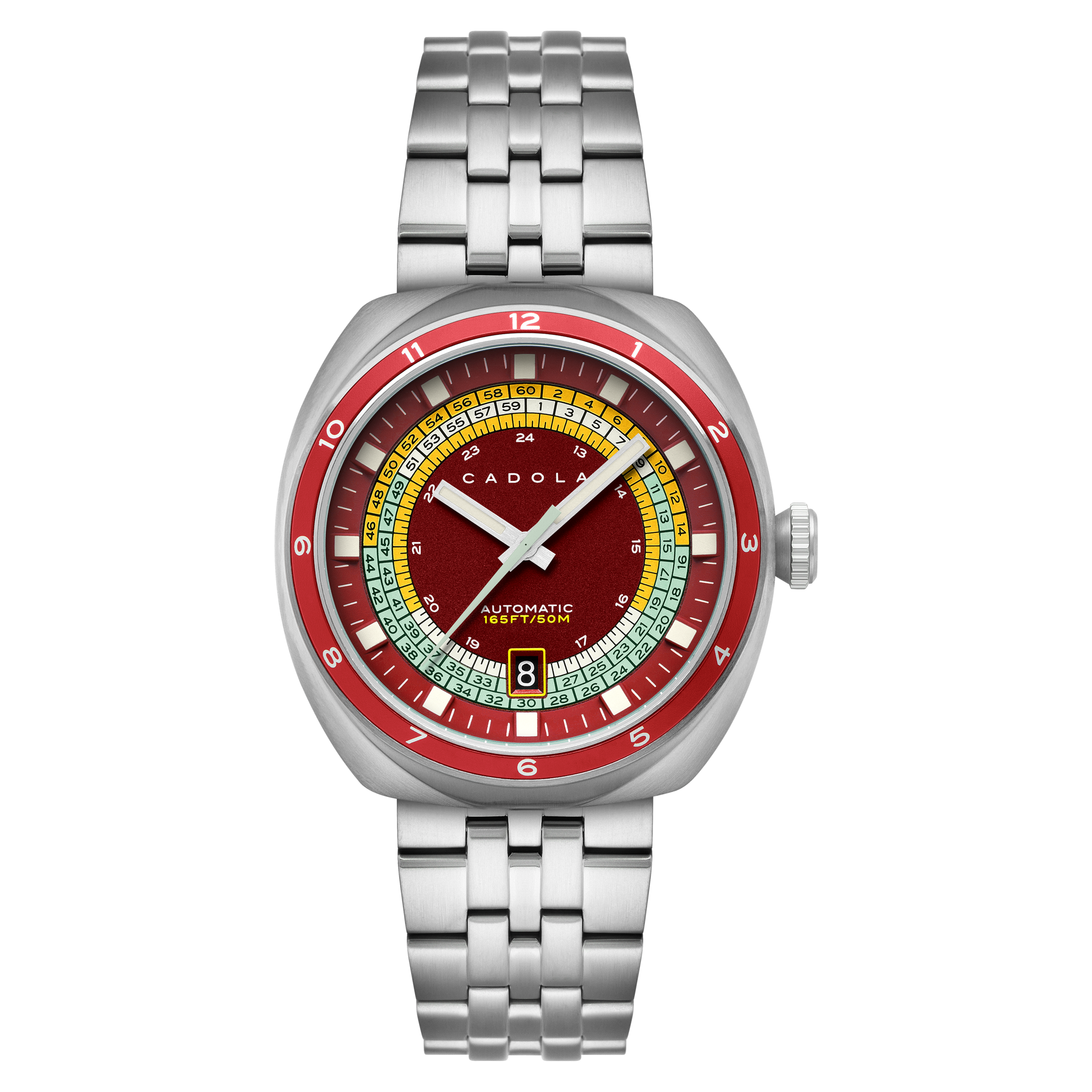 CADOLA Cadola Giulia Suprema Automatic Metallic Red Watch  CD-1044-44