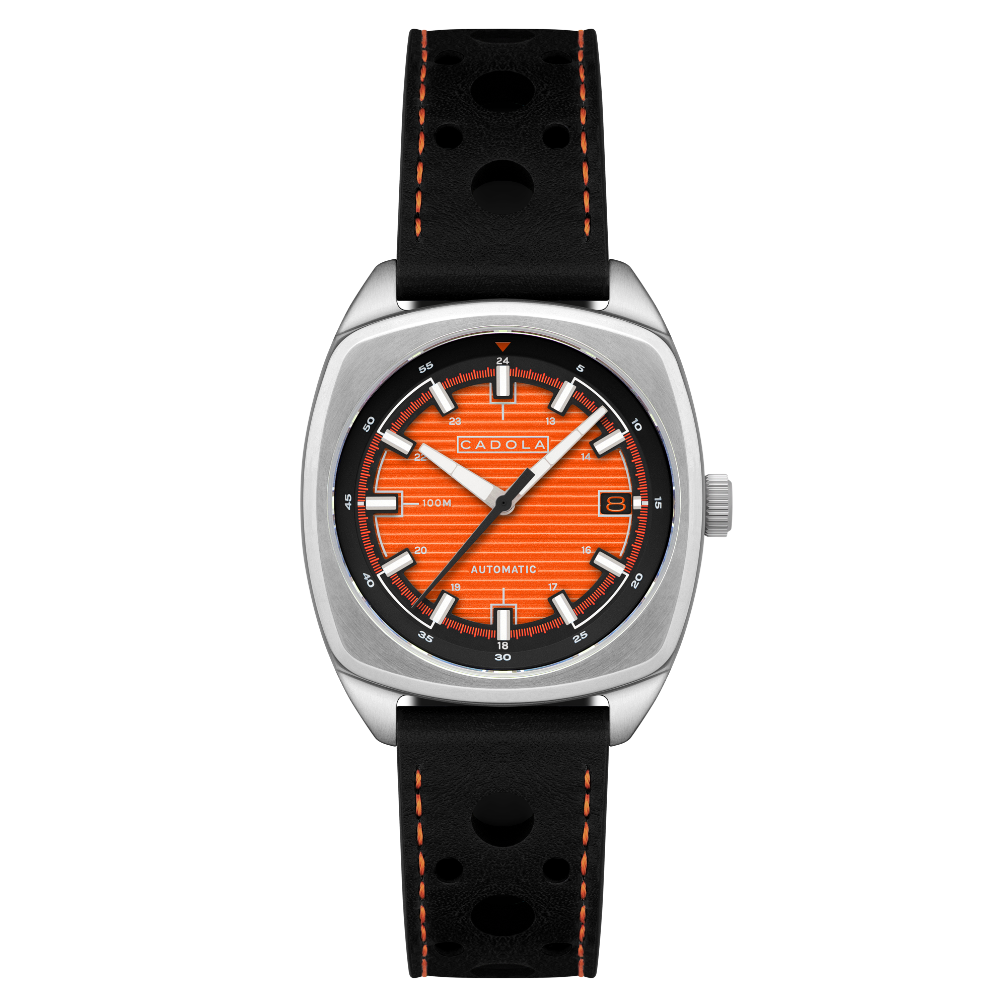 CADOLA Cadola Buxton Automatic Tangerine Orange Watch  CD-1057-05