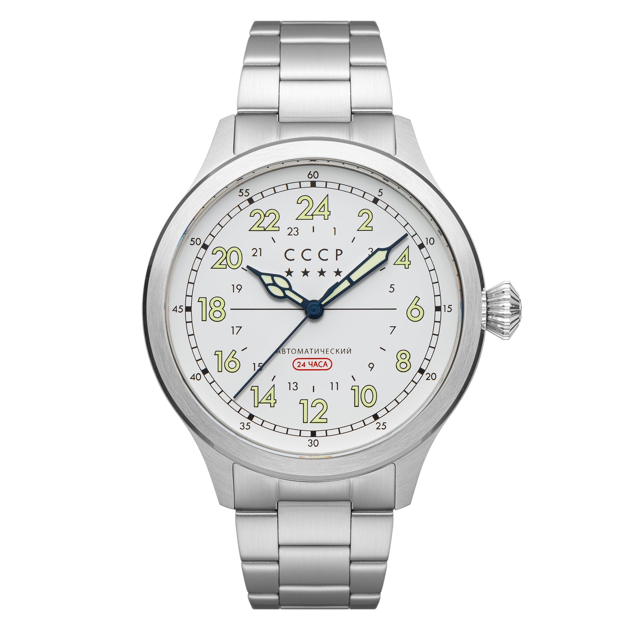 CCCP CCCP Chkalov Silver White Men's Automatic Watch CP-7079-44