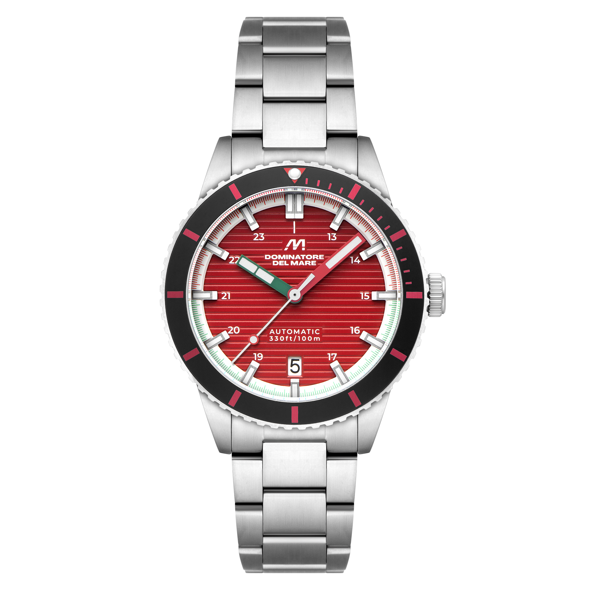 Scilla Automatic Dominatore Del Mare Scilla Automatic Merlot Red Men's Watch DD-8027-33