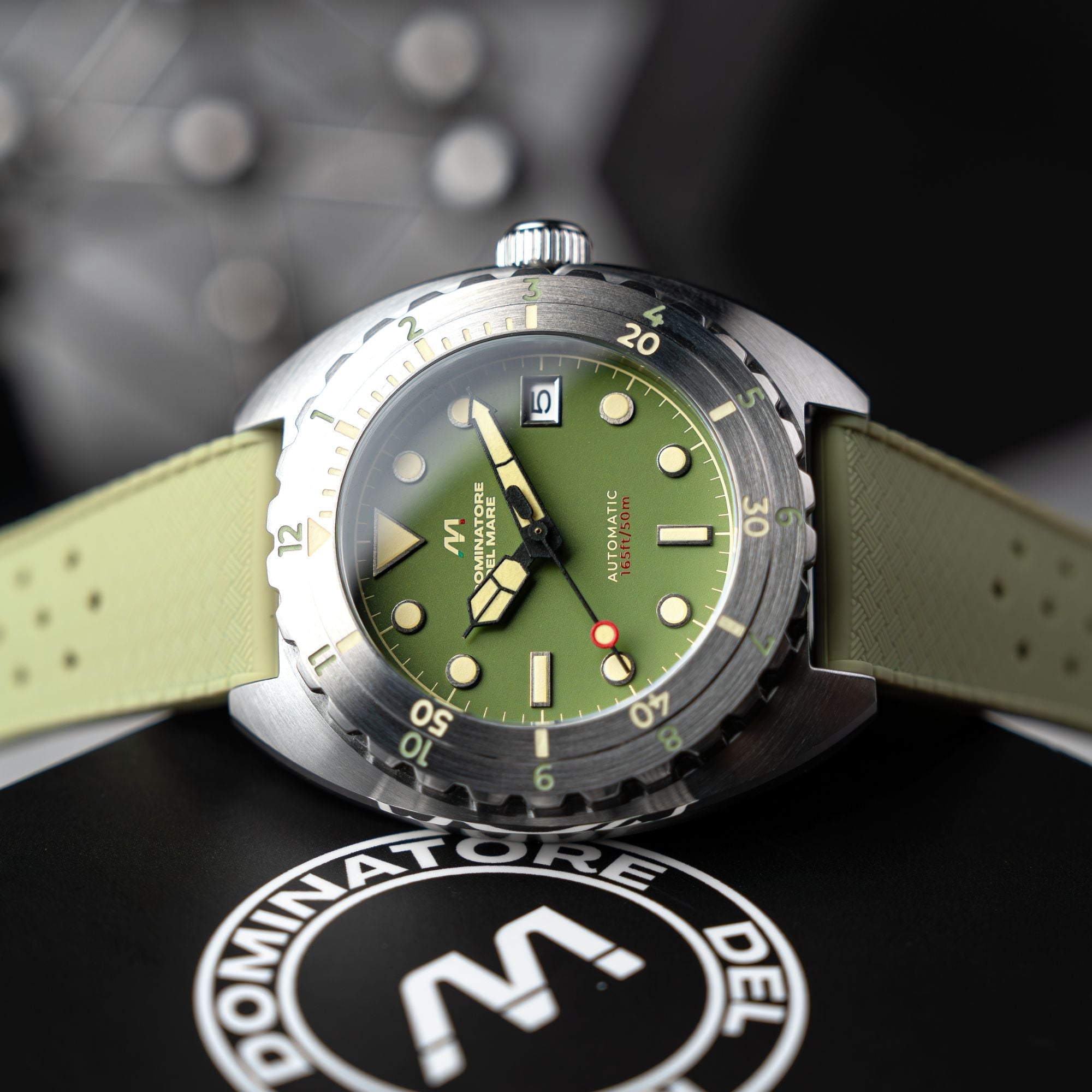 Dominatore Del Mare Dominatore Del Mare Amalfi Automatic Fawn Green Men's Watch DD-8028-07