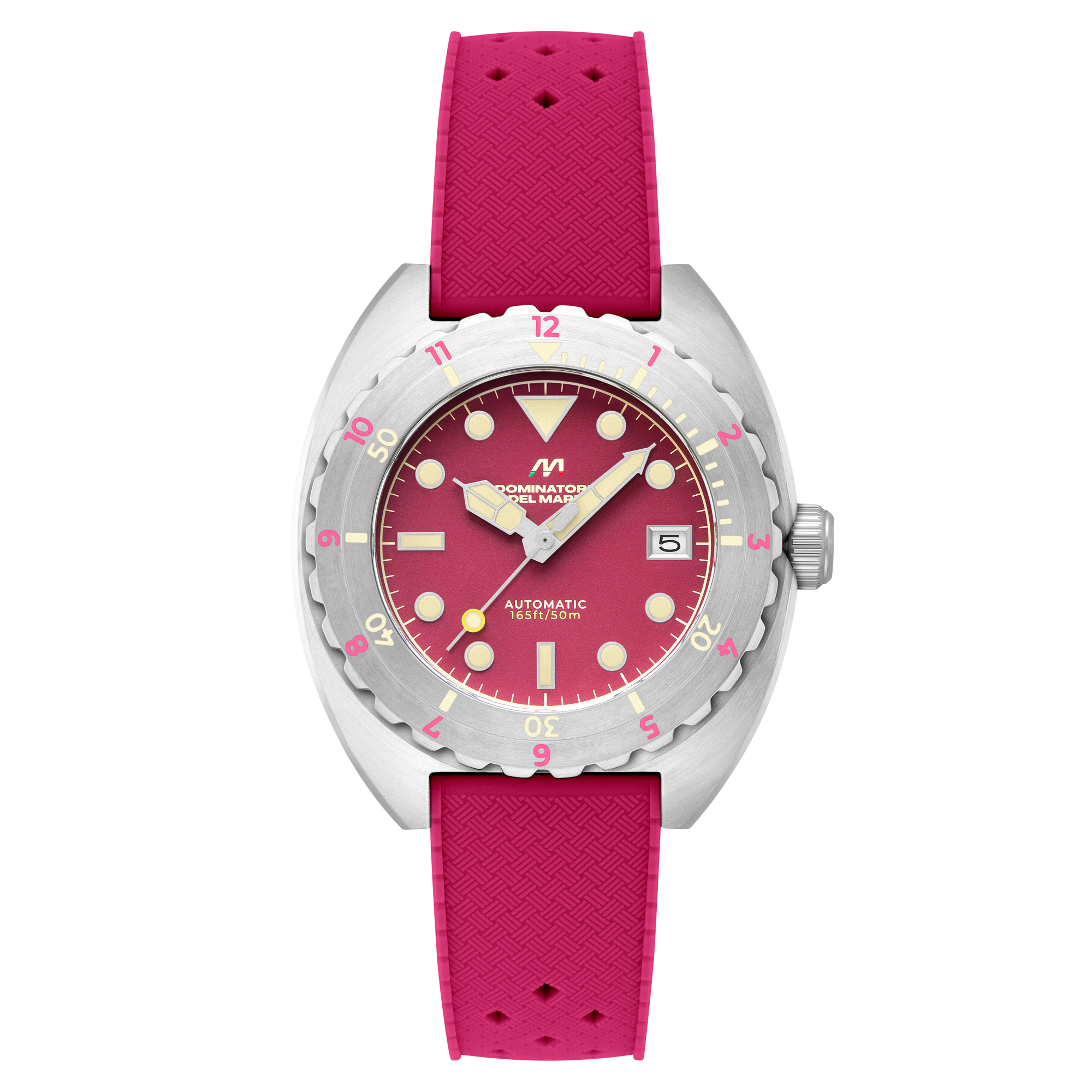 Dominatore Del Mare Dominatore Del Mare Amalfi Automatic Merlot Red Men's Watch DD-8028-0A