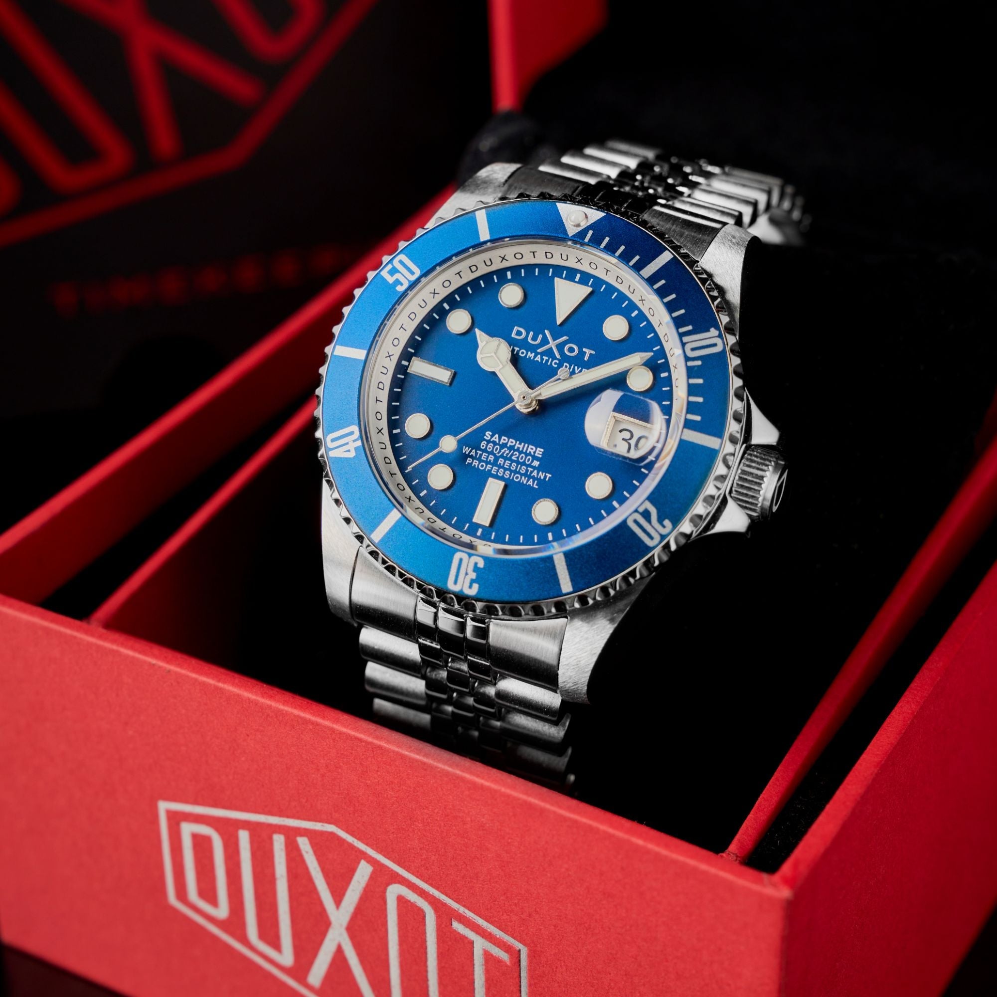 DUXOT Duxot Atlantica Diver Automatic Saxe Blue Men's Watch DX-2057-BB