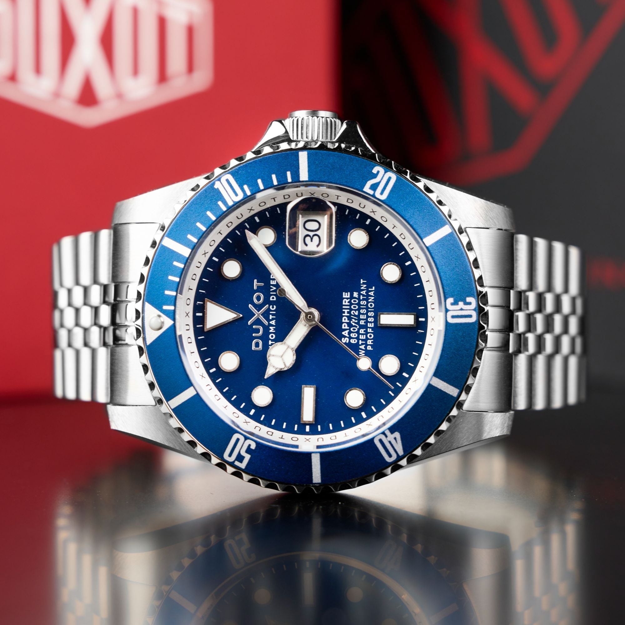 DUXOT Duxot Atlantica Diver Automatic Saxe Blue Men's Watch DX-2057-BB