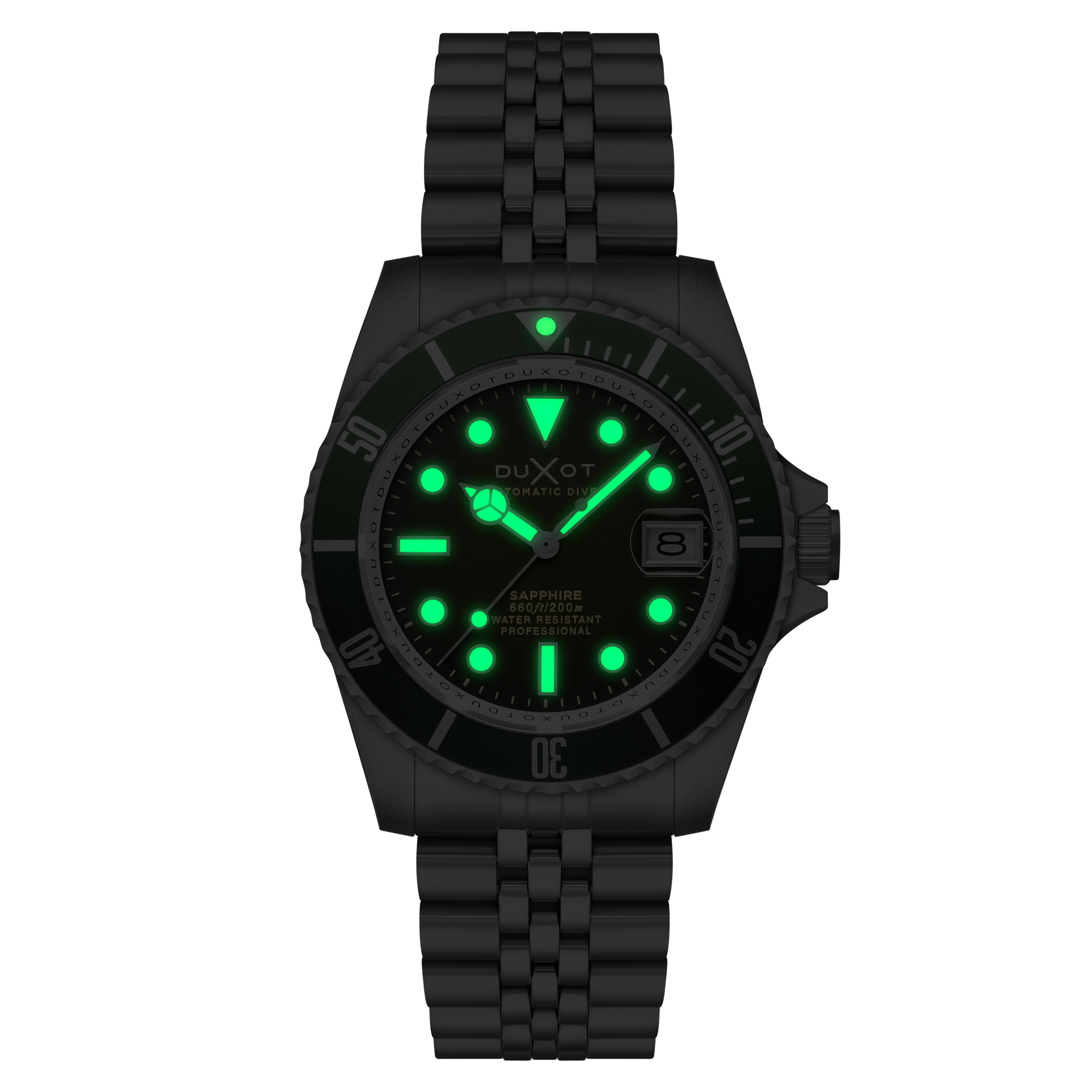 DUXOT Duxot Atlantica Diver Automatic Hunter Green Men's Watch DX-2057-DD