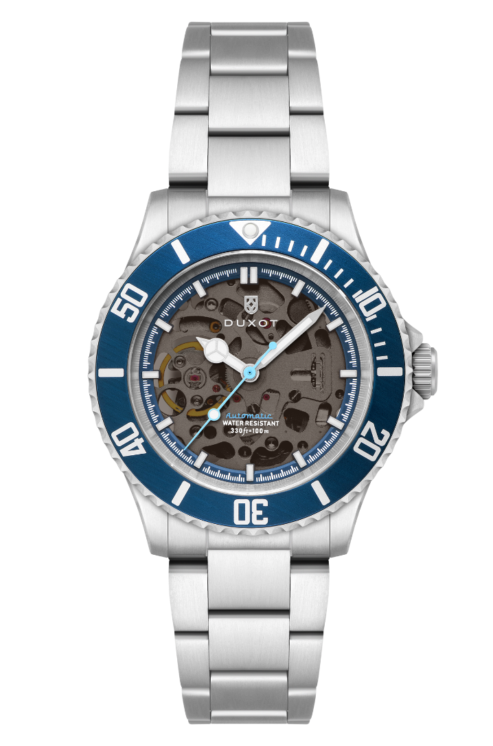 DUXOT Duxot Atlantica Skeleton Diver Automatic Marine Blue Watch  DX-2067-22