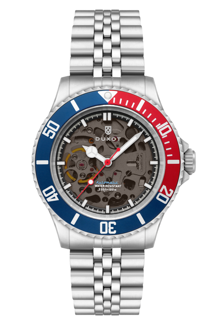 DUXOT Duxot Atlantica Skeleton Diver Automatic Dive Blue Men's Watch DX-2067-AA