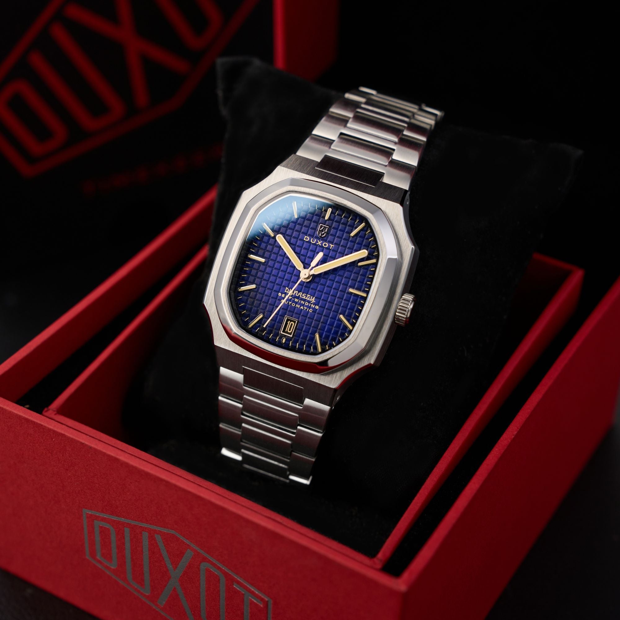 DUXOT Duxot Colmar Automatic Rare Blue Men's Watch DX-2069-33