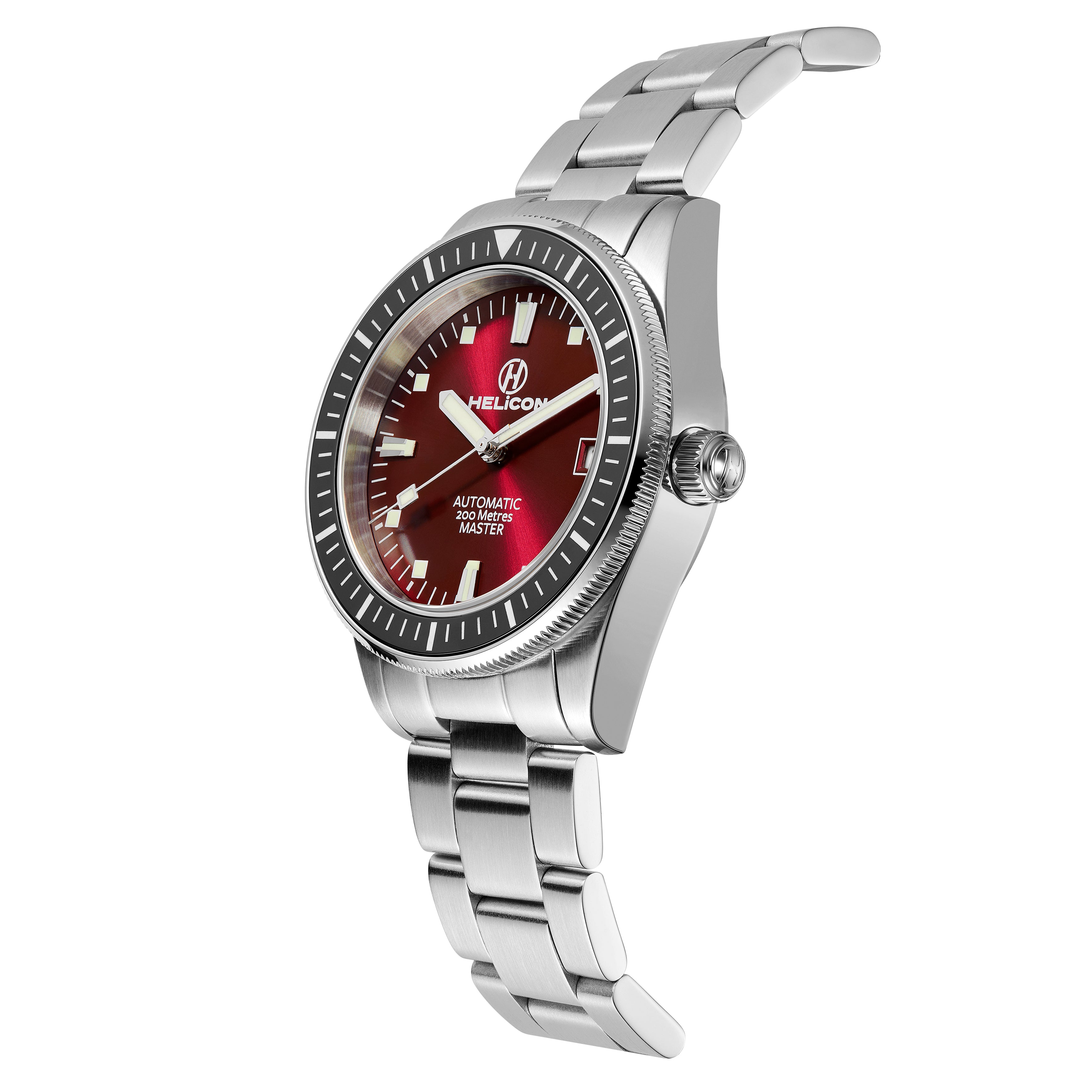 Helicon Master 62 Dive Watch Claret