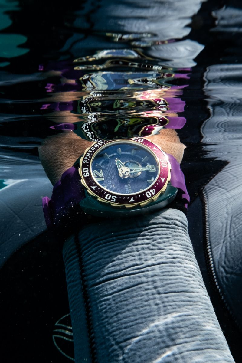 NUBEO Nubeo Sphyrnidae Automatic Limited Edition Moor Purple Men's Watch NB-6092-03