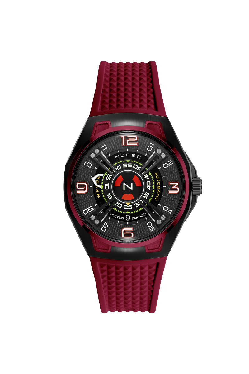 NUBEO Nubeo Oao Automatic Limited Edition Mars Red Men's Watch NB-6094-02