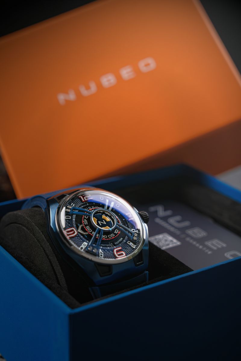 NUBEO Nubeo Oao Automatic Limited Edition Proto Blue Men's Watch NB-6094-03