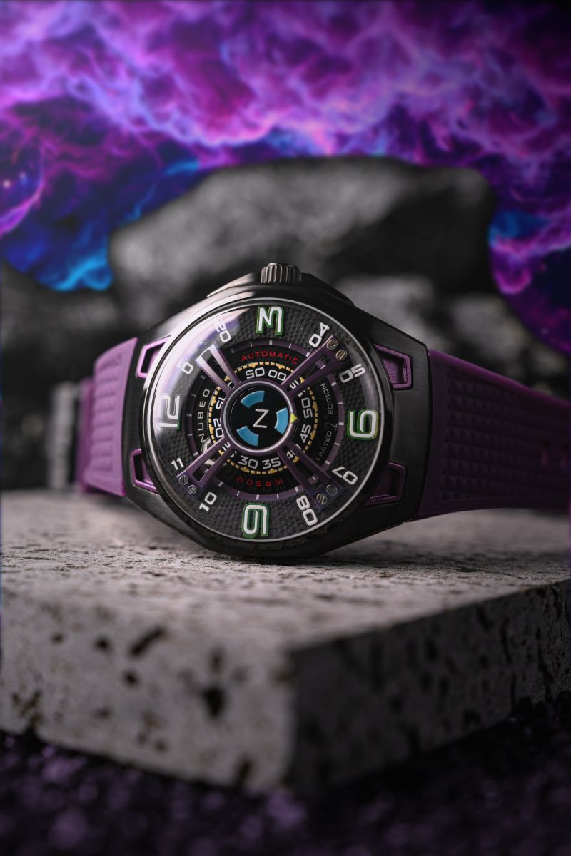 NUBEO Nubeo Oao Automatic Limited Edition Purple Void Men's Watch NB-6094-05