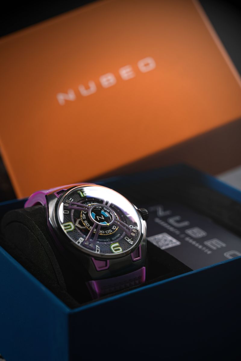 NUBEO Nubeo Oao Automatic Limited Edition Purple Void Men's Watch NB-6094-05