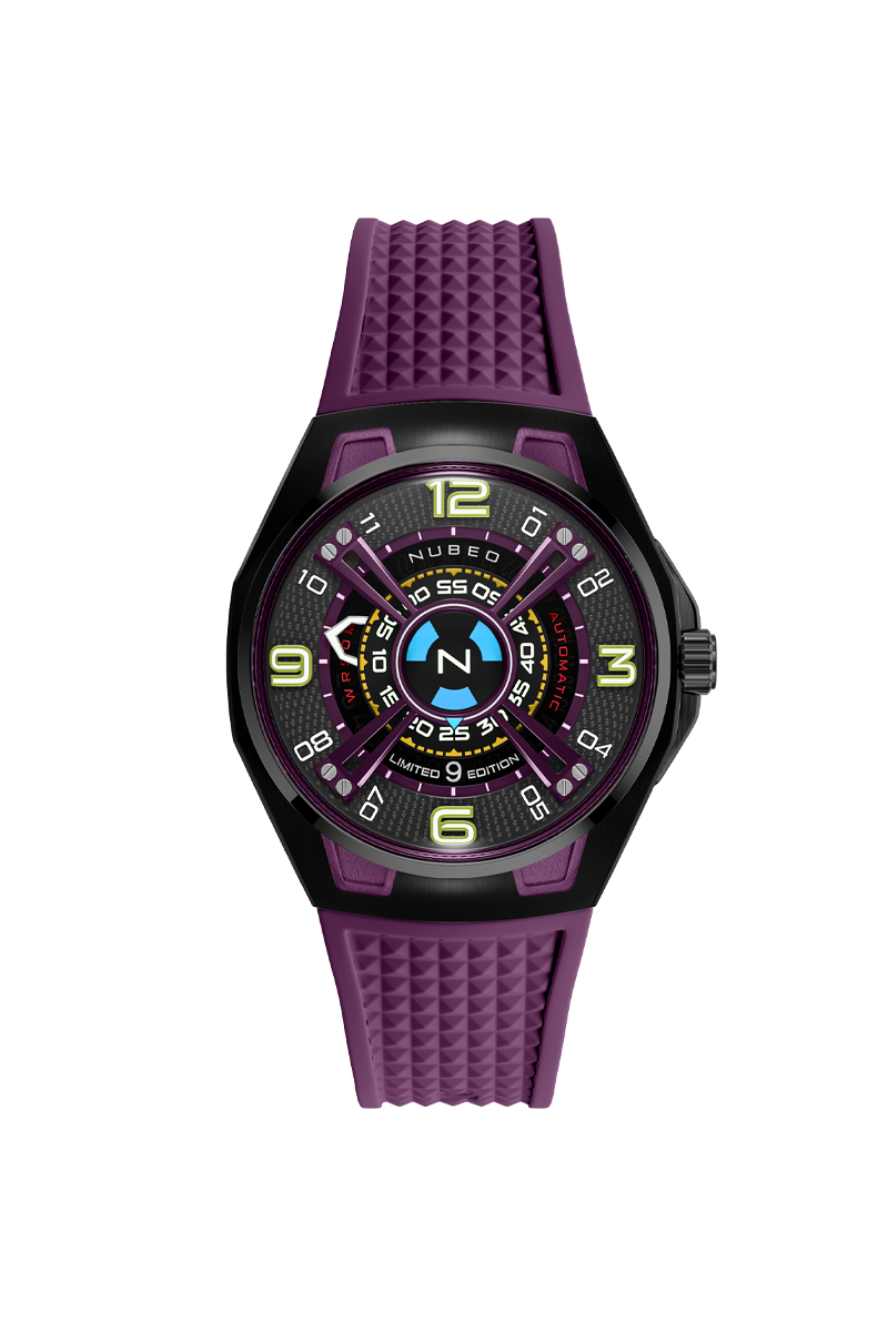 NUBEO Nubeo Oao Automatic Limited Edition Purple Void Men's Watch NB-6094-05