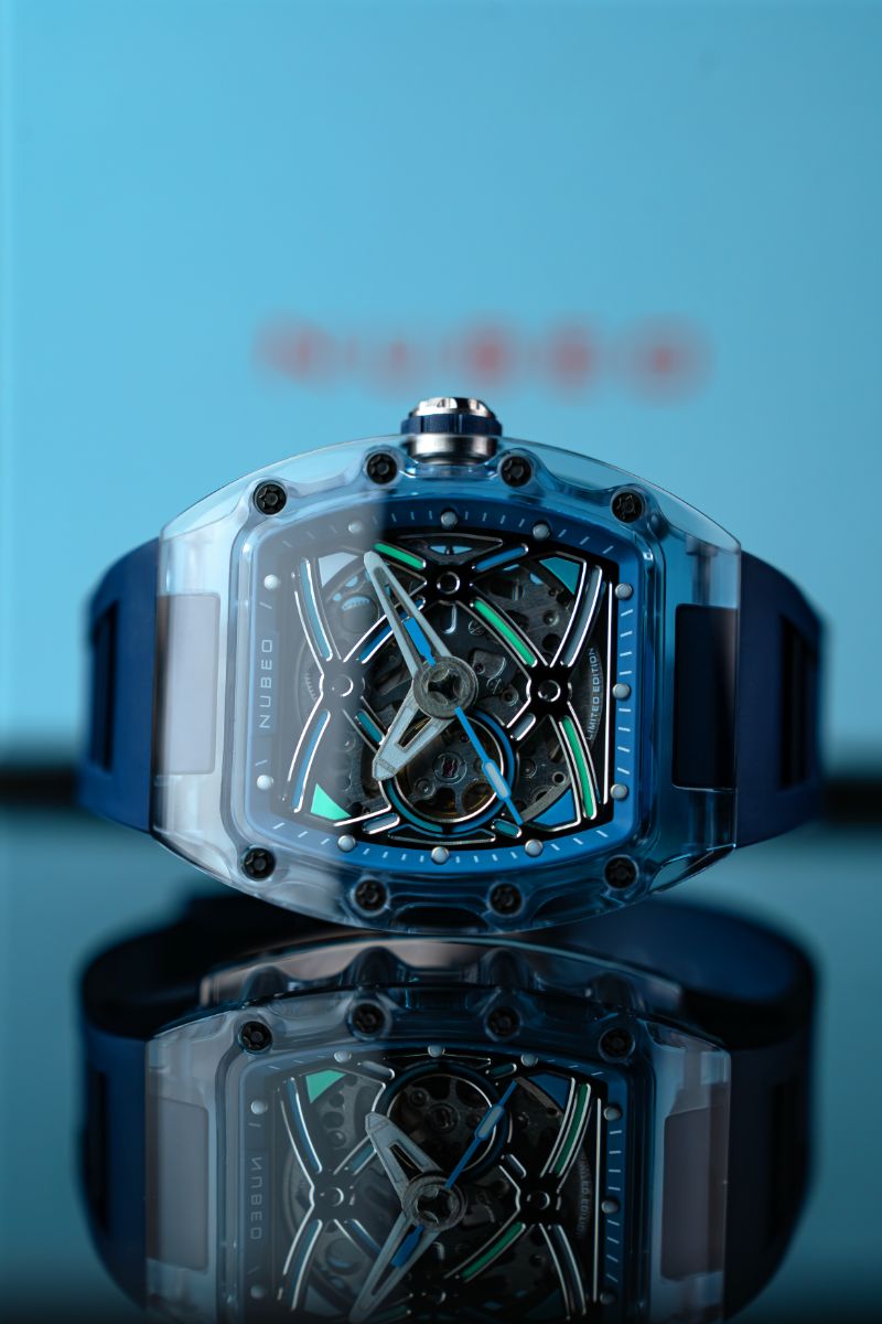 NUBEO Nubeo Icebridge Sport Automatic Limited Edition Interstellar Blue Men's Watch NB-6095-03