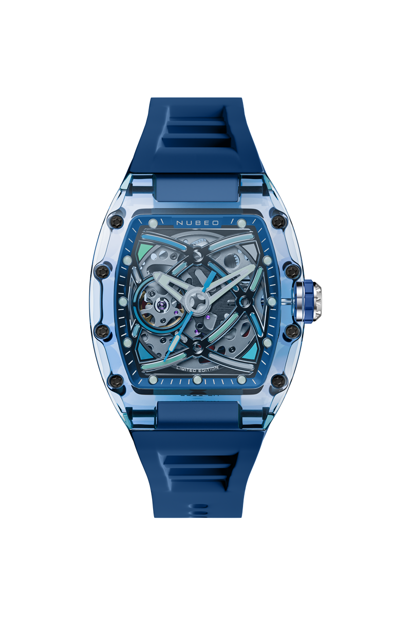 NUBEO Nubeo Icebridge Sport Automatic Limited Edition Interstellar Blue Men's Watch NB-6095-03