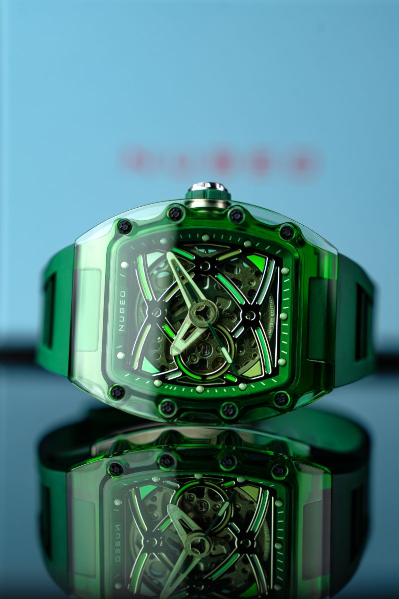 NUBEO Nubeo Icebridge Sport Automatic Limited Edition Elite Green Men's Watch NB-6095-04