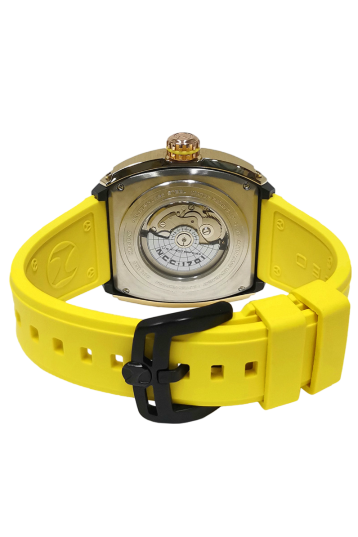 NUBEO Nubeo Magellan Automatic Star Trek Starfleet Limited Edition Explorer Yellow Men's Watch NB-6098-01