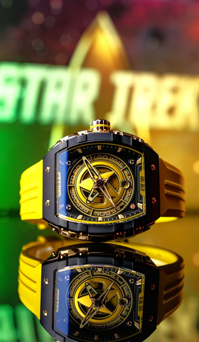 NUBEO Nubeo Magellan Automatic Star Trek Starfleet Limited Edition Explorer Yellow Men's Watch NB-6098-01