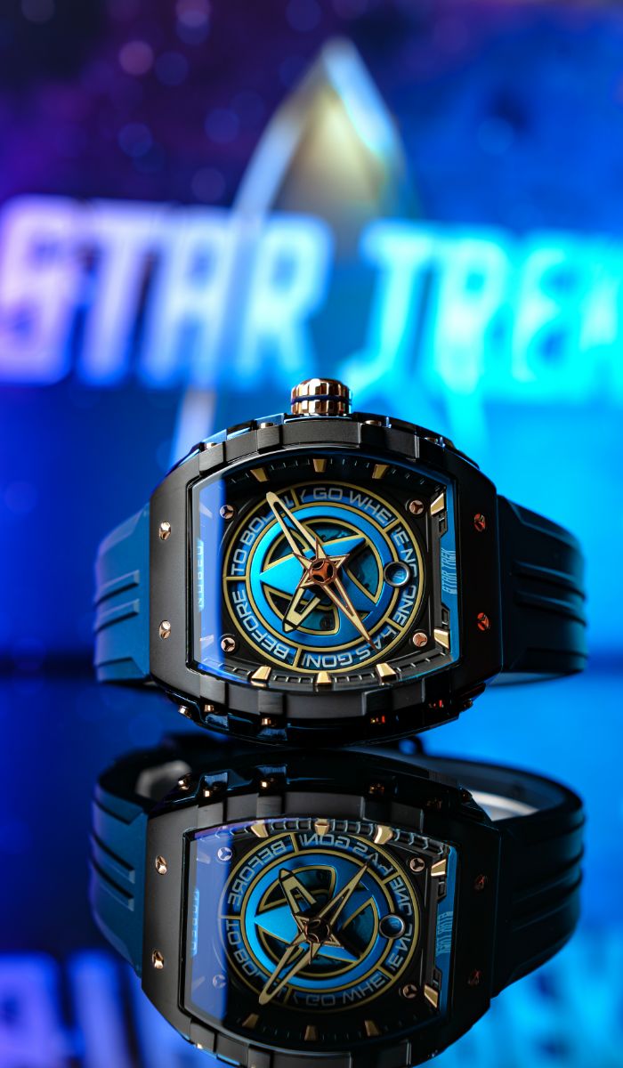 NUBEO Nubeo Magellan Automatic Star Trek Starfleet Limited Edition Warp Blue Men's Watch NB-6098-03