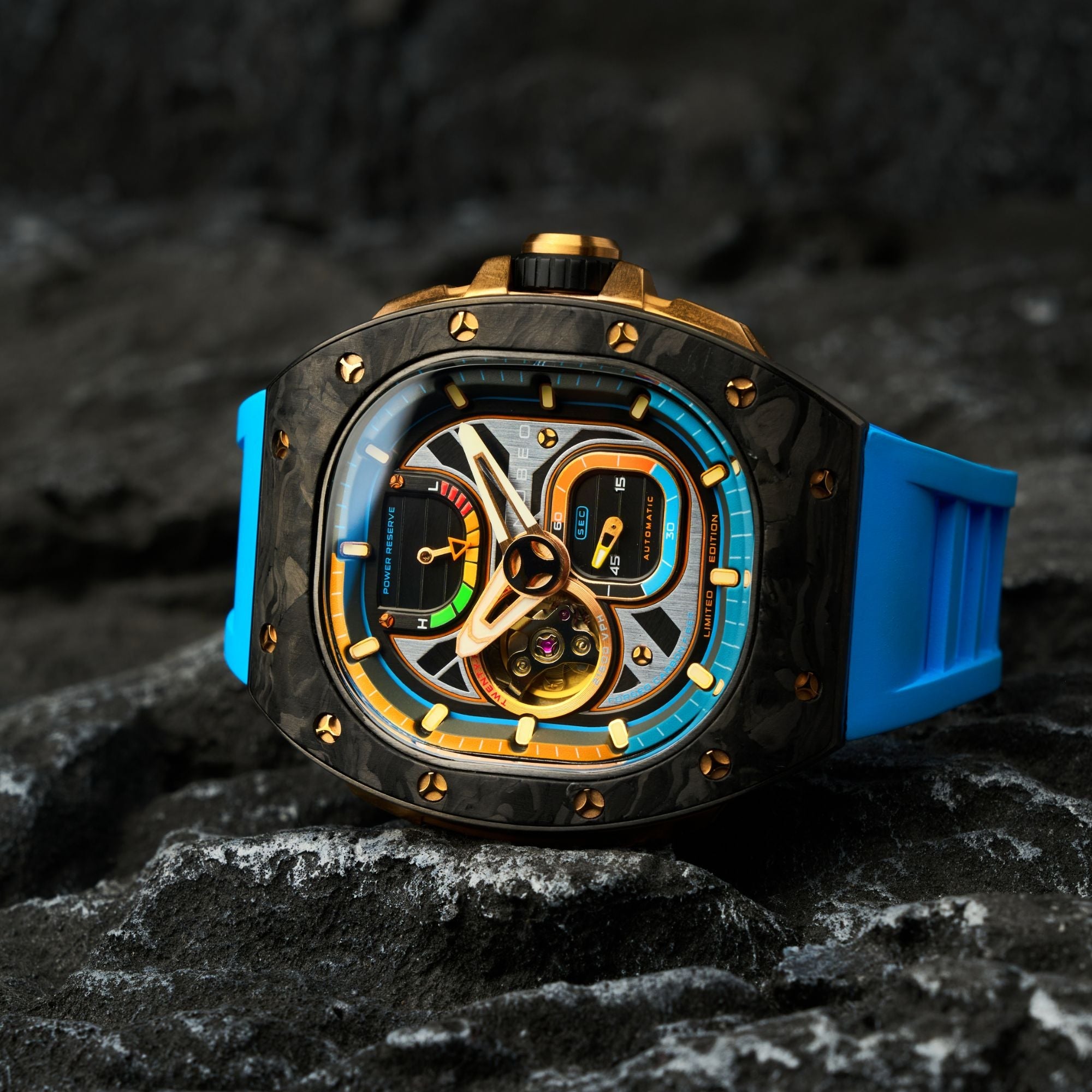 NUBEO Nubeo Viper Automatic Limited Edition Copper Blue Men's Watch