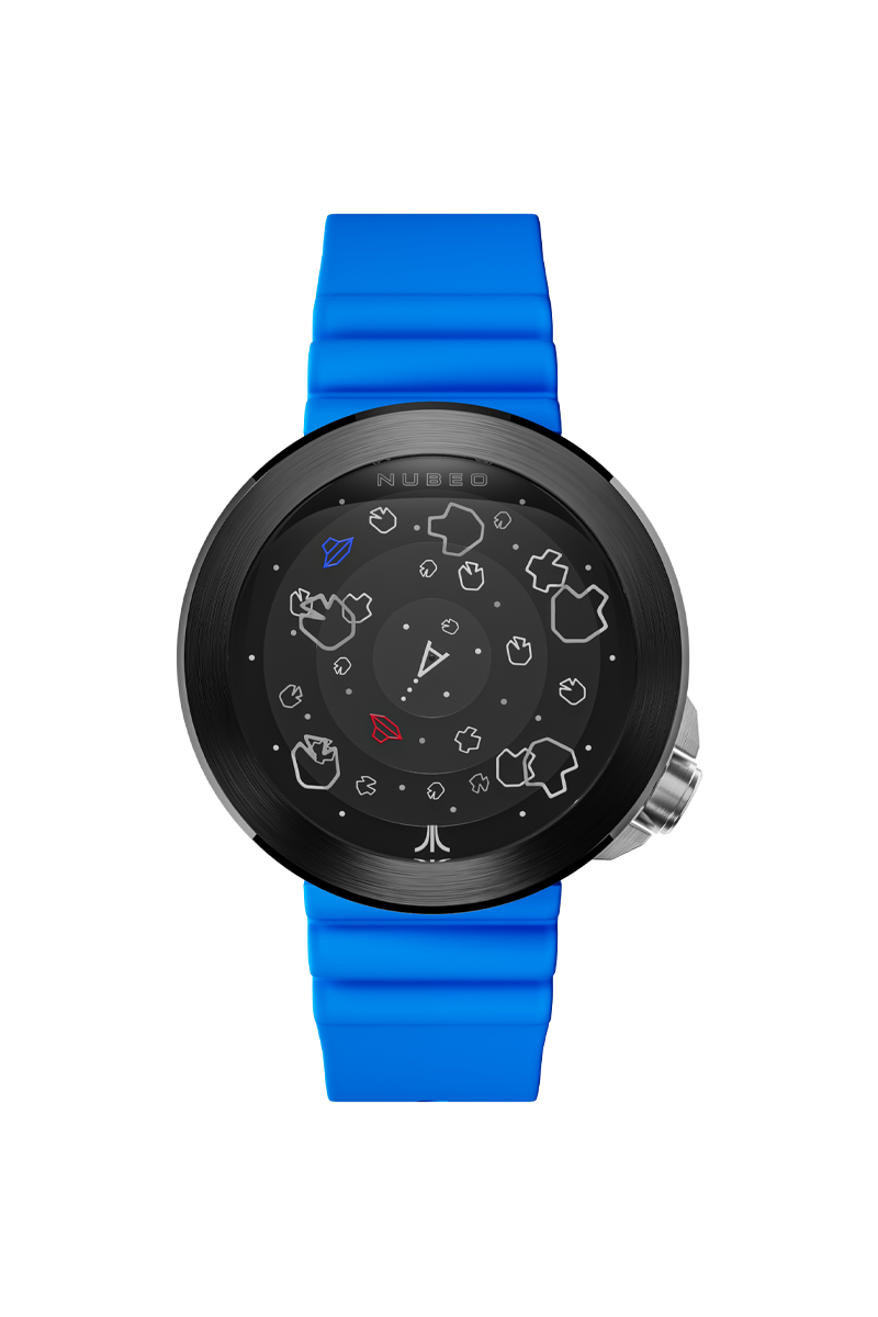 NUBEO Nubeo Ventana Automatic Atari Asteroids 45th Limited Edition Nebula Blue Men's Watch NB-6111-01