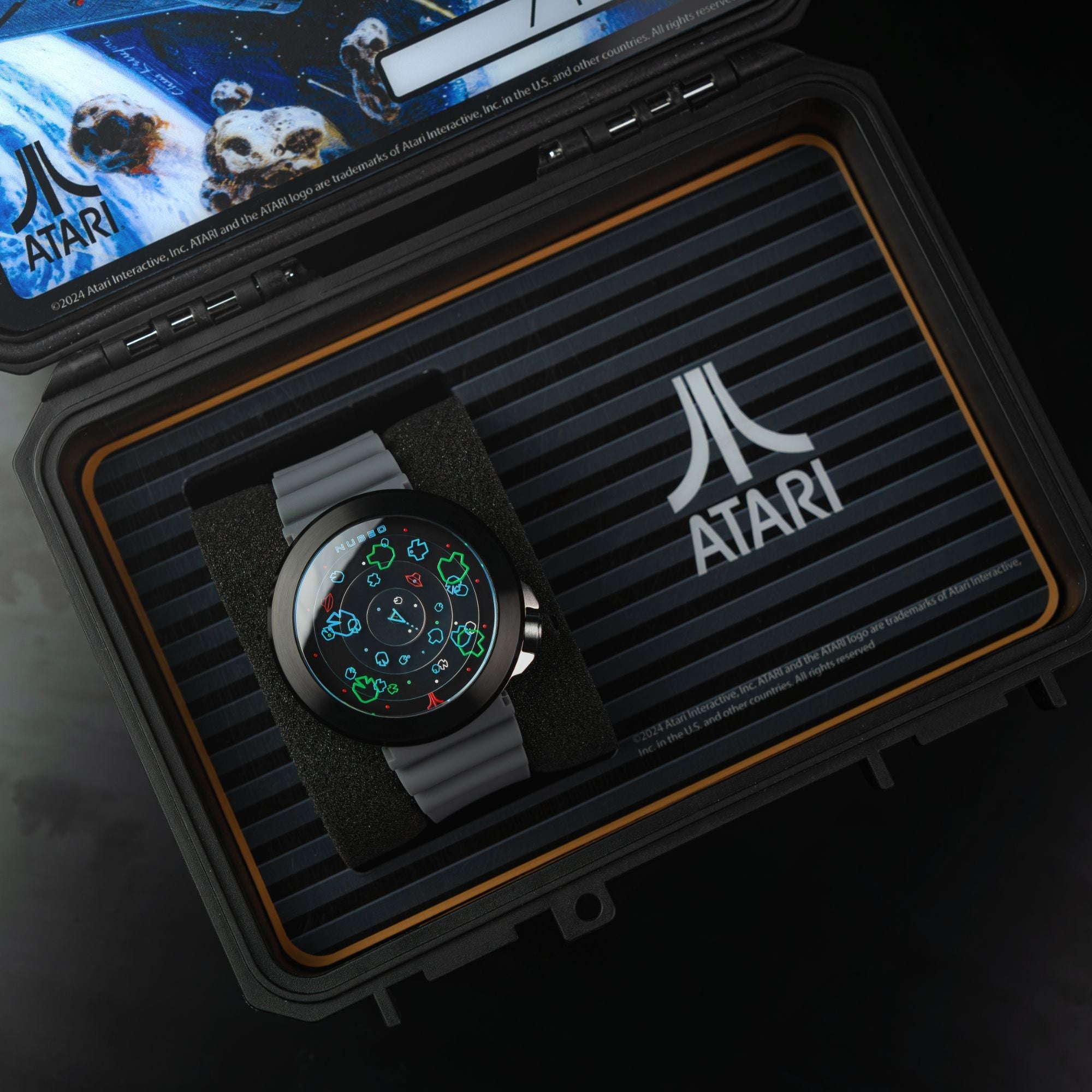 NUBEO Nubeo Ventana Automatic Atari Asteroids 45th Limited Edition Nova Nightfall Men's Watch NB-6111-05