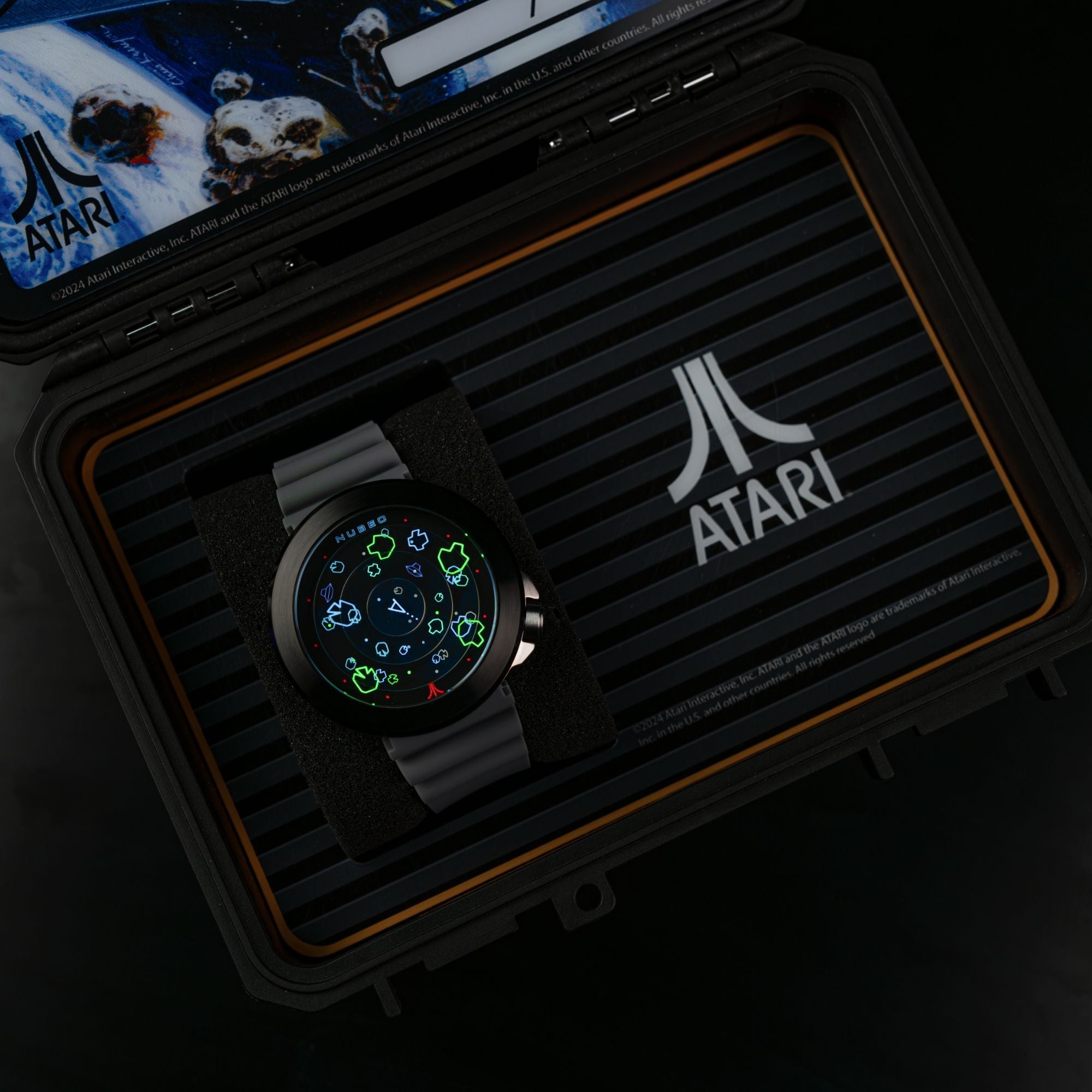 NUBEO Nubeo Ventana Automatic Atari Asteroids 45th Limited Edition Nova Nightfall Men's Watch NB-6111-05