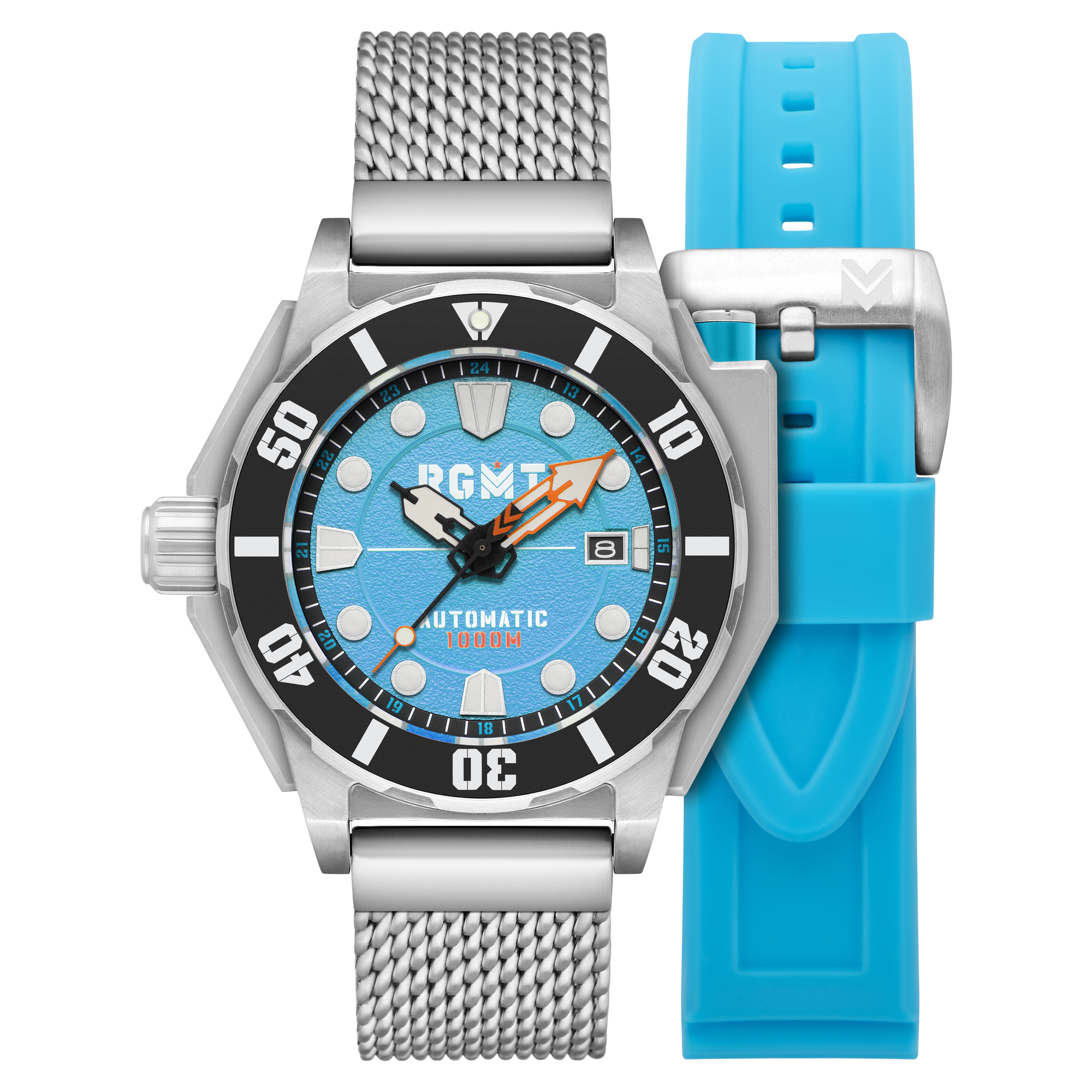 RGMT RGMT Torpedo Automatic Diver Arctic Blue Men's Watch RG-8027-66