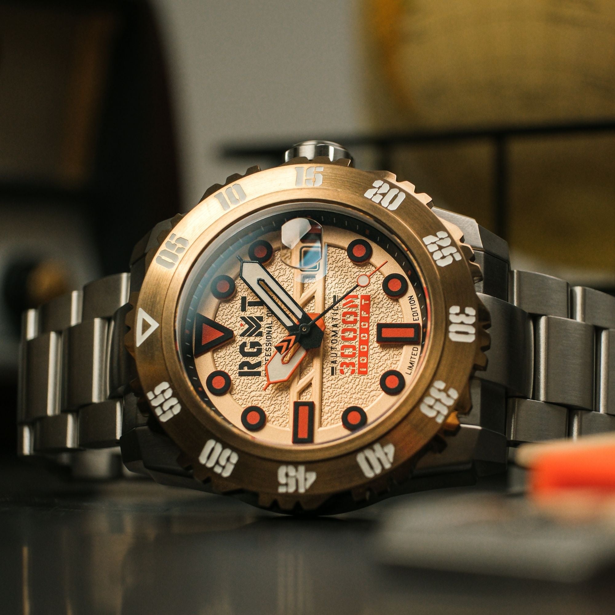 RGMT RGMT Ohio Automatic Limited Edition Tawny Brown Watch  RG-8034-0H