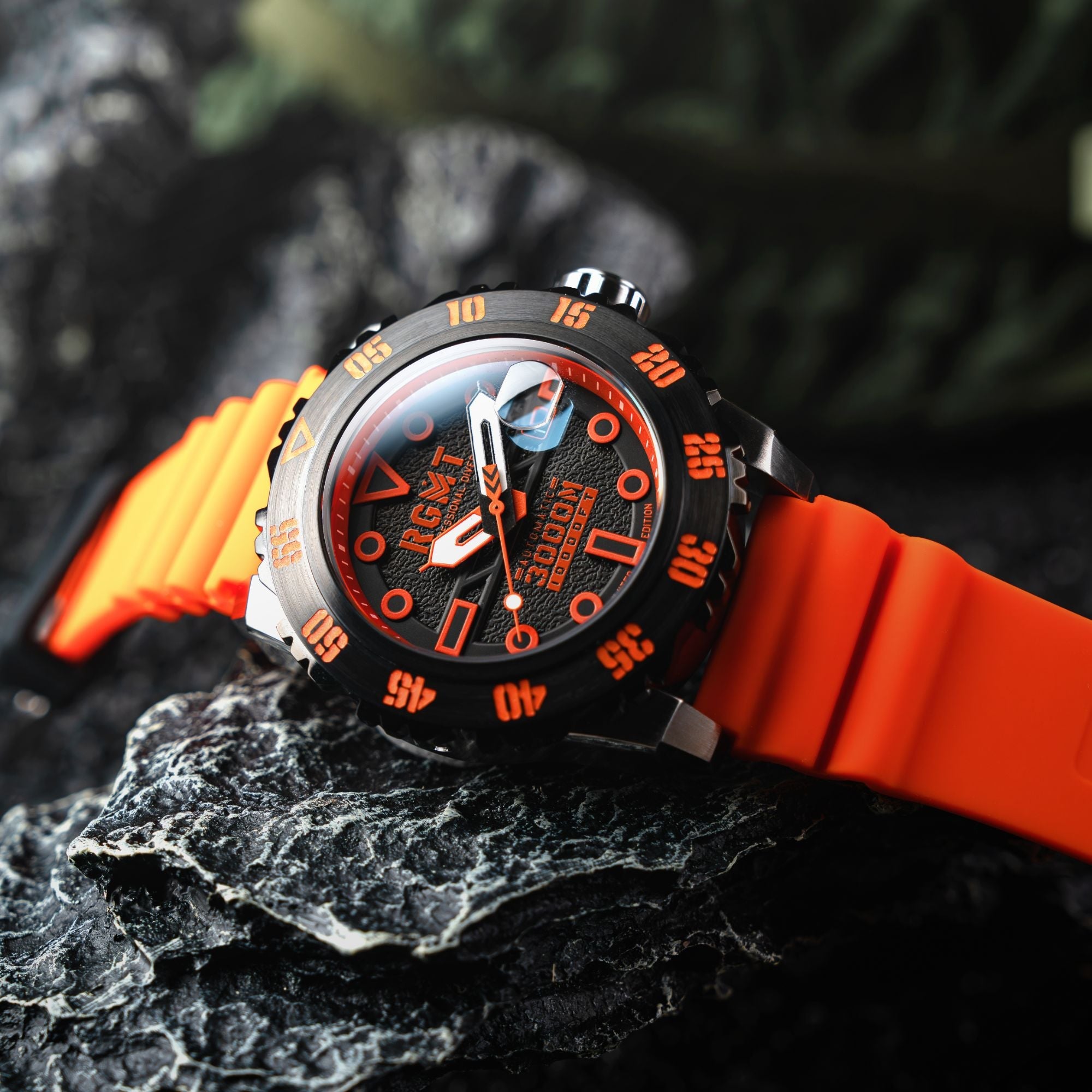 RGMT RGMT Ohio Automatic Limited Edition Orange Black Watch  RG-8034-0I