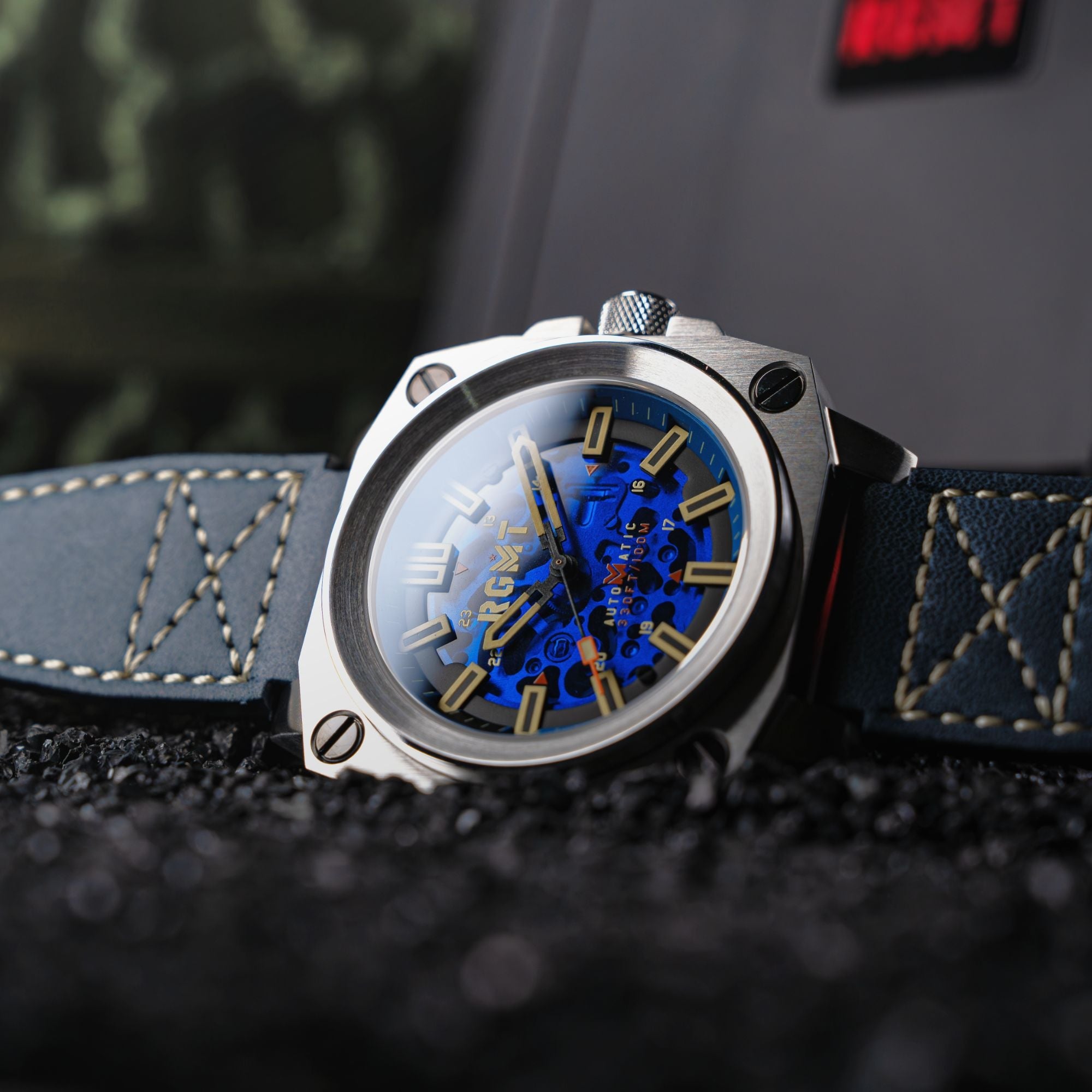 RGMT RGMT Altimeter Skeleton Automatic Admiral Blue Watch  RG-8064-01