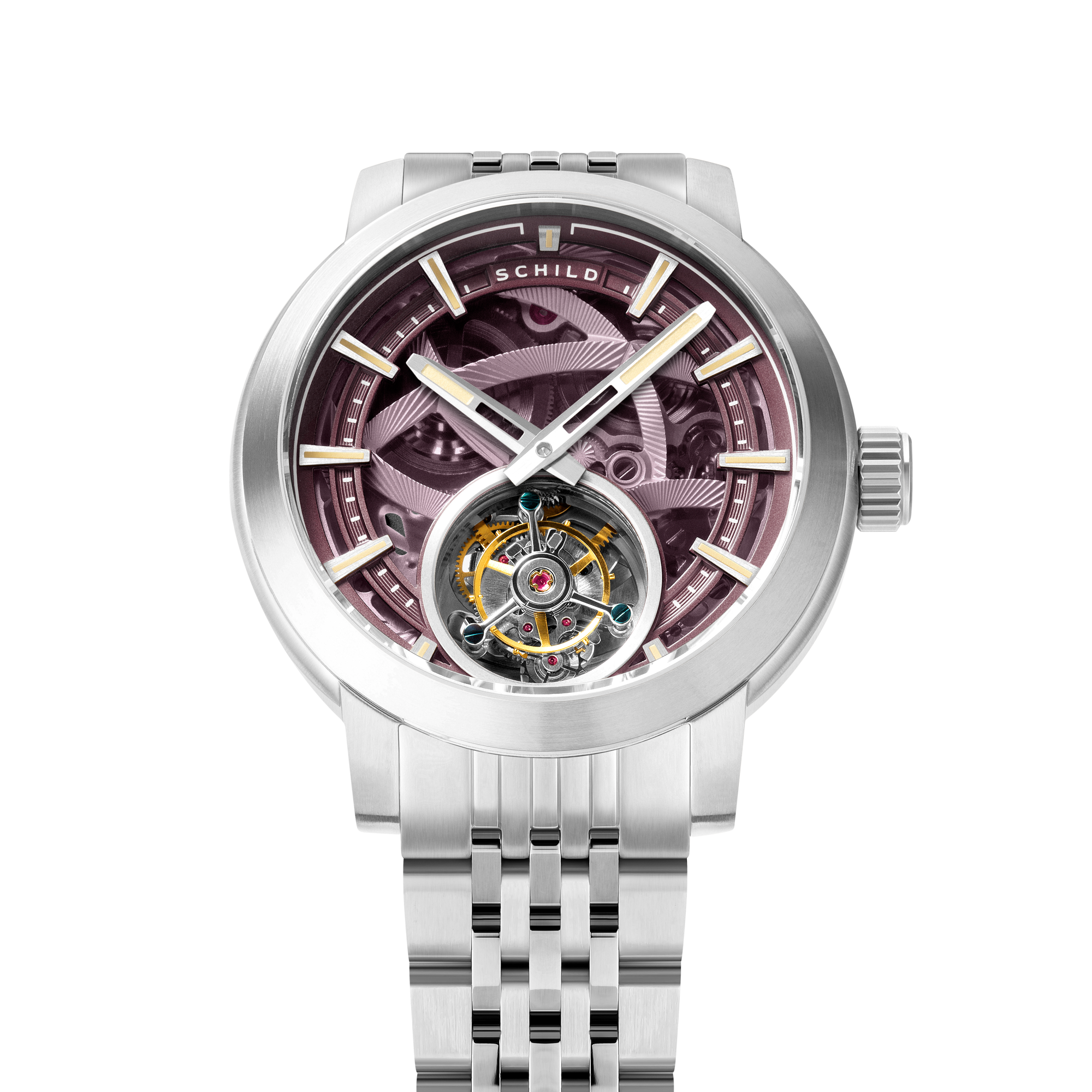 SCHILD Schild Heinrich Tourbillon Limited Edition Mauve Men's Watch SC-1006-99