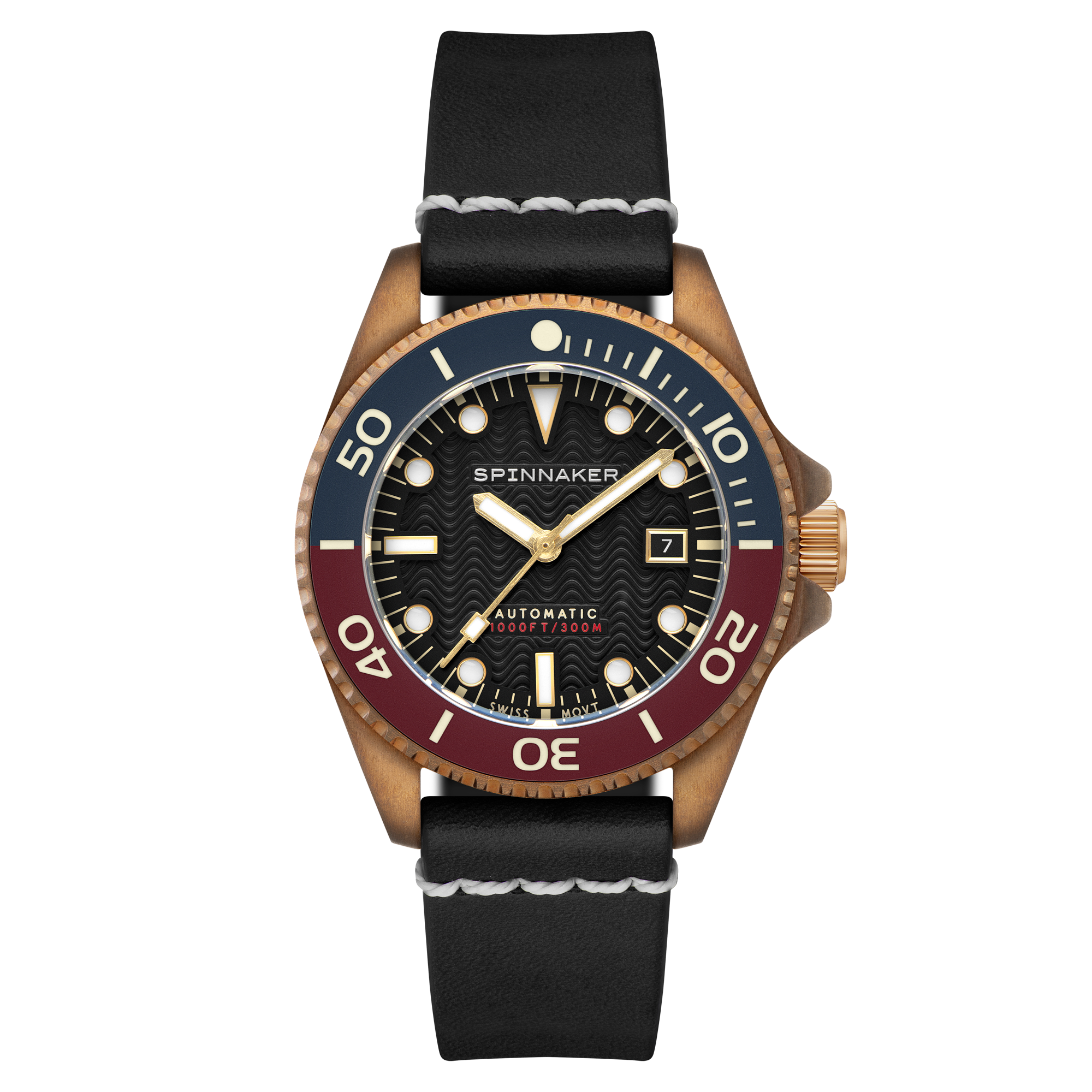 SPINNAKER Spinnaker Tesei Bronze Swiss Automatic Soda Black Men's Watch SP-5060-08