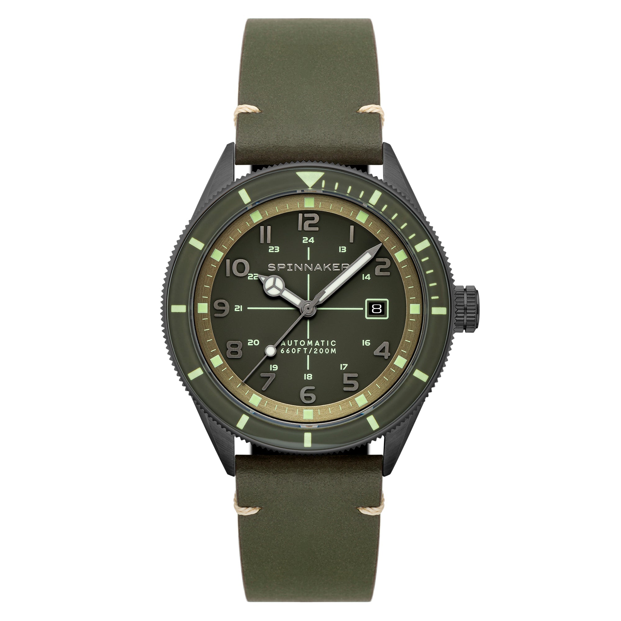 SPINNAKER Spinnaker Cahill Automatic Moss Green Men's Watch SP-5064-02