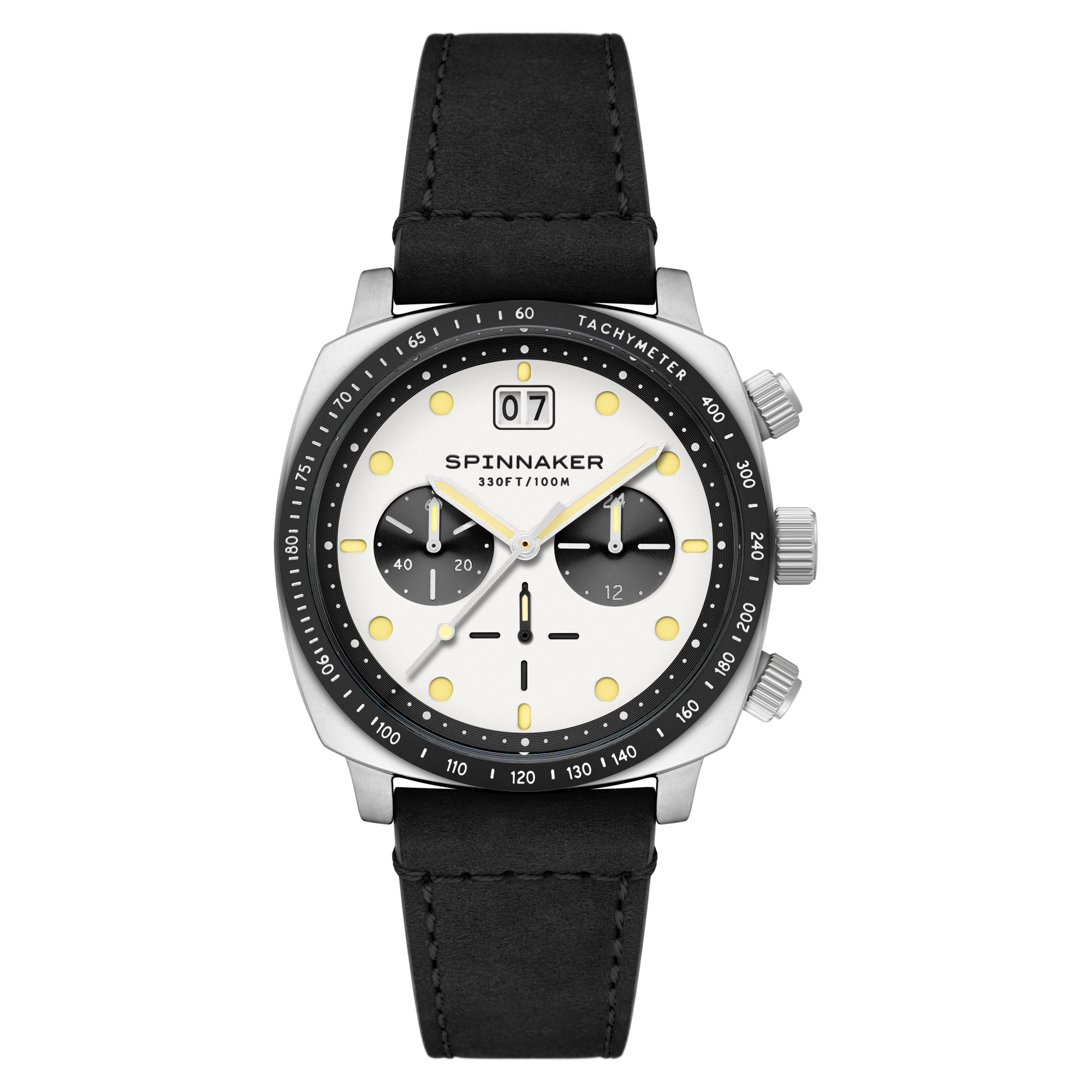 SPINNAKER Spinnaker Hull Chronograph Panda White Men's Watch SP-5068-07