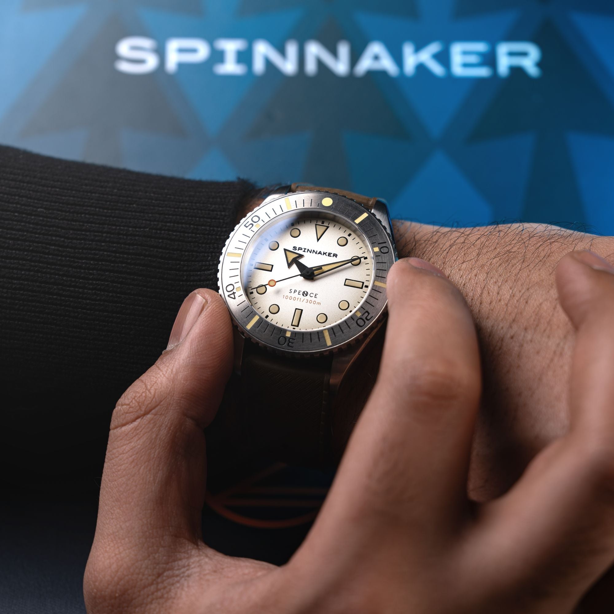 SPINNAKER Spinnaker Spence 300 Automatic Off White Men's Watch SP-5097-66