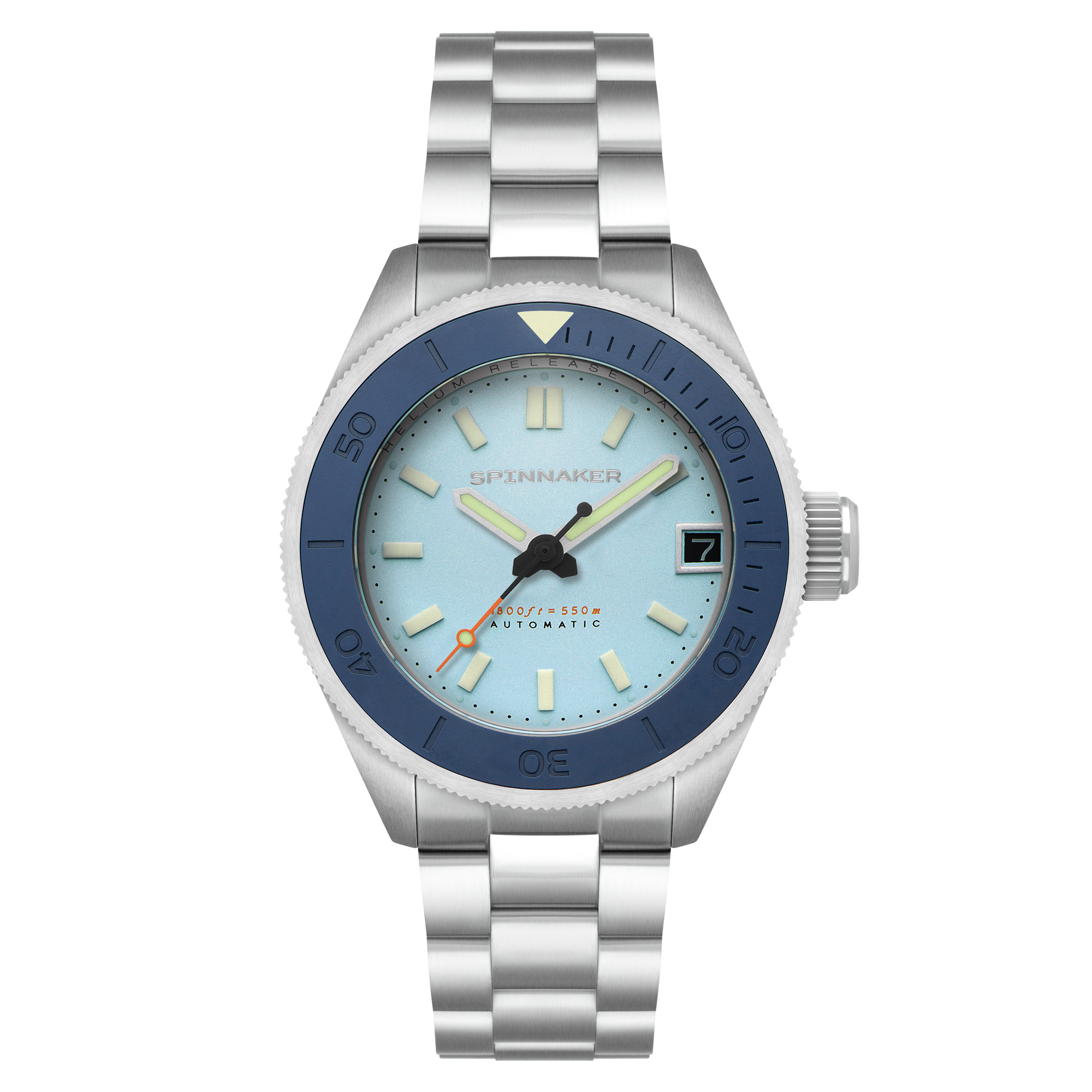 SPINNAKER Spinnaker Piccard Automatic Ice Blue Men's Watch SP-5098-55