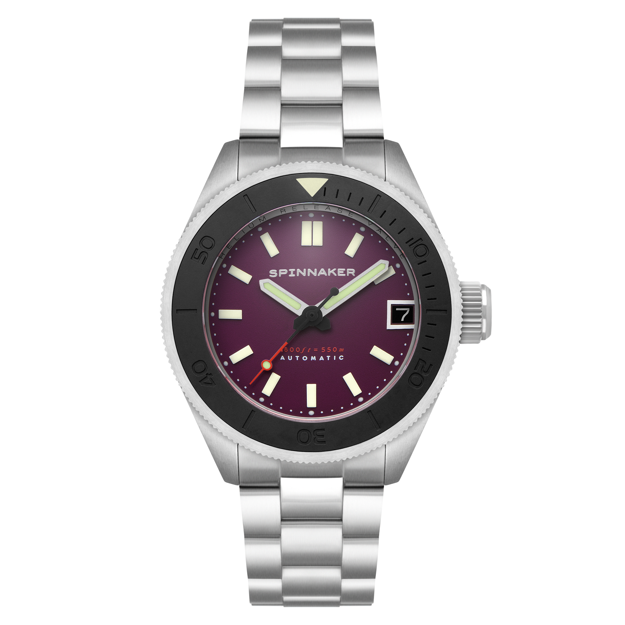 SPINNAKER Spinnaker Piccard Automatic Dark Purple Men's Watch SP-5098-66