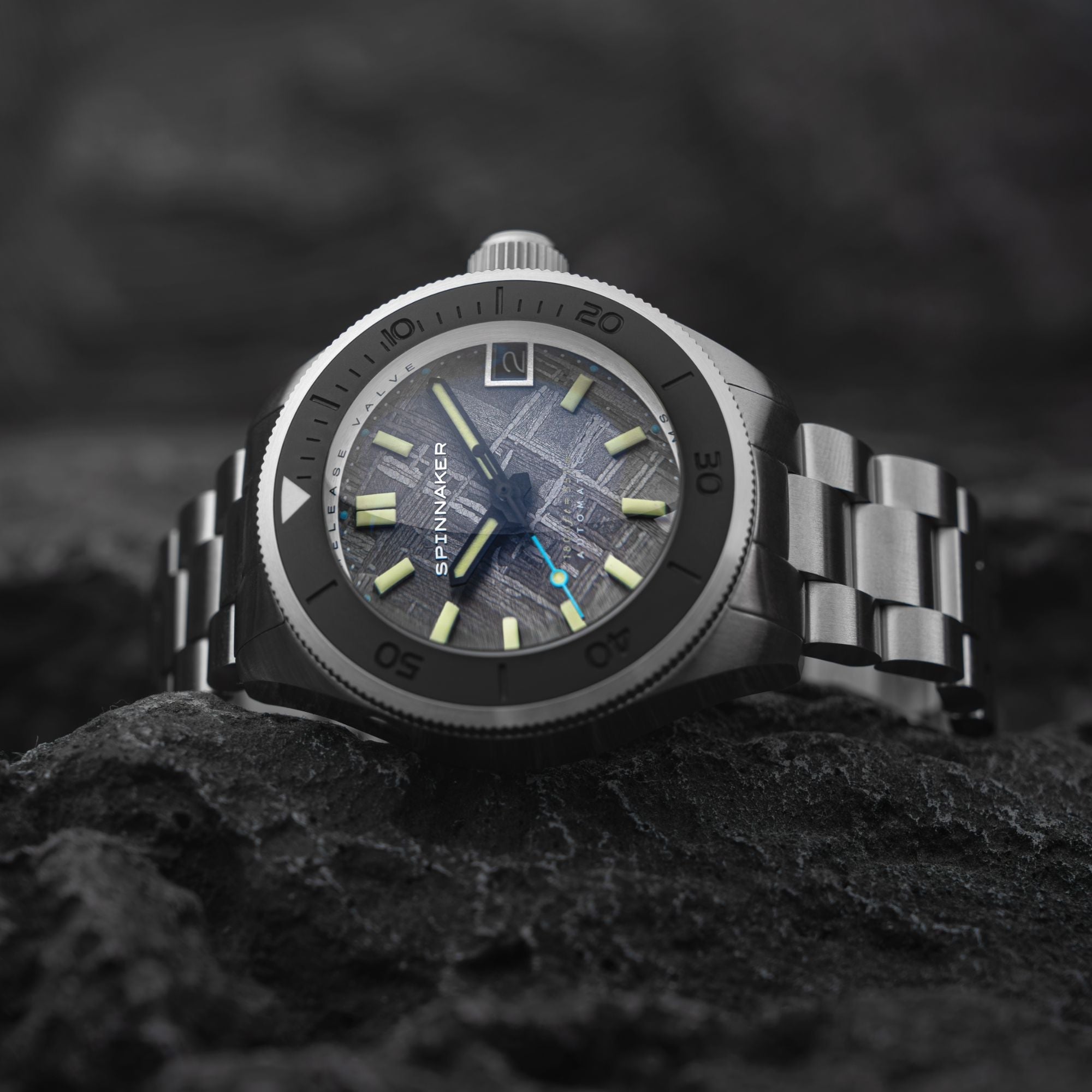 Spinnaker Spinnaker Piccard Japanese  Automatic Meteorite Limited Edition Space Grey Men's Watch SP-5098-88