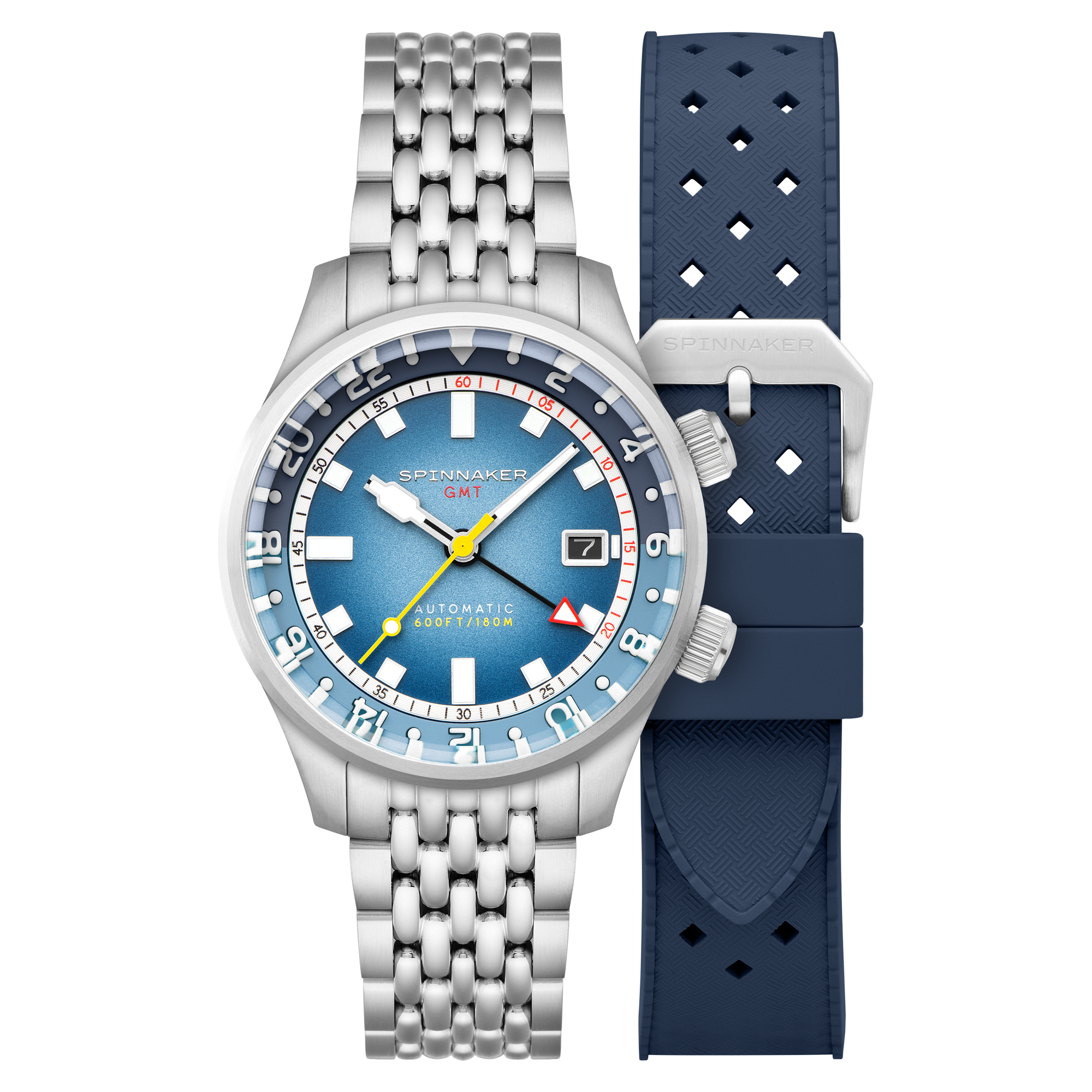 SPINNAKER Spinnaker Bradner GMT Automatic Blue Alps Men's Watch