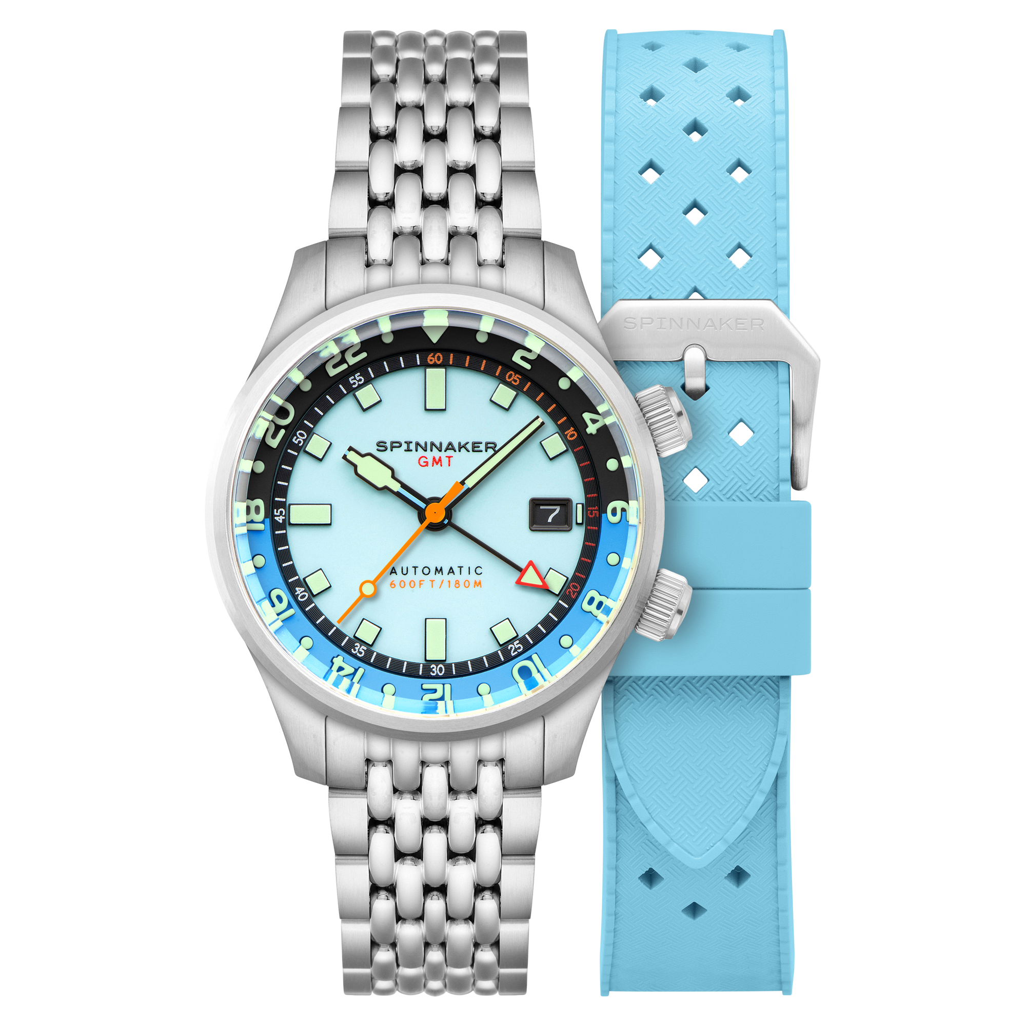 SPINNAKER Spinnaker Bradner GMT Automatic Aquamarine Blue Men's Watch